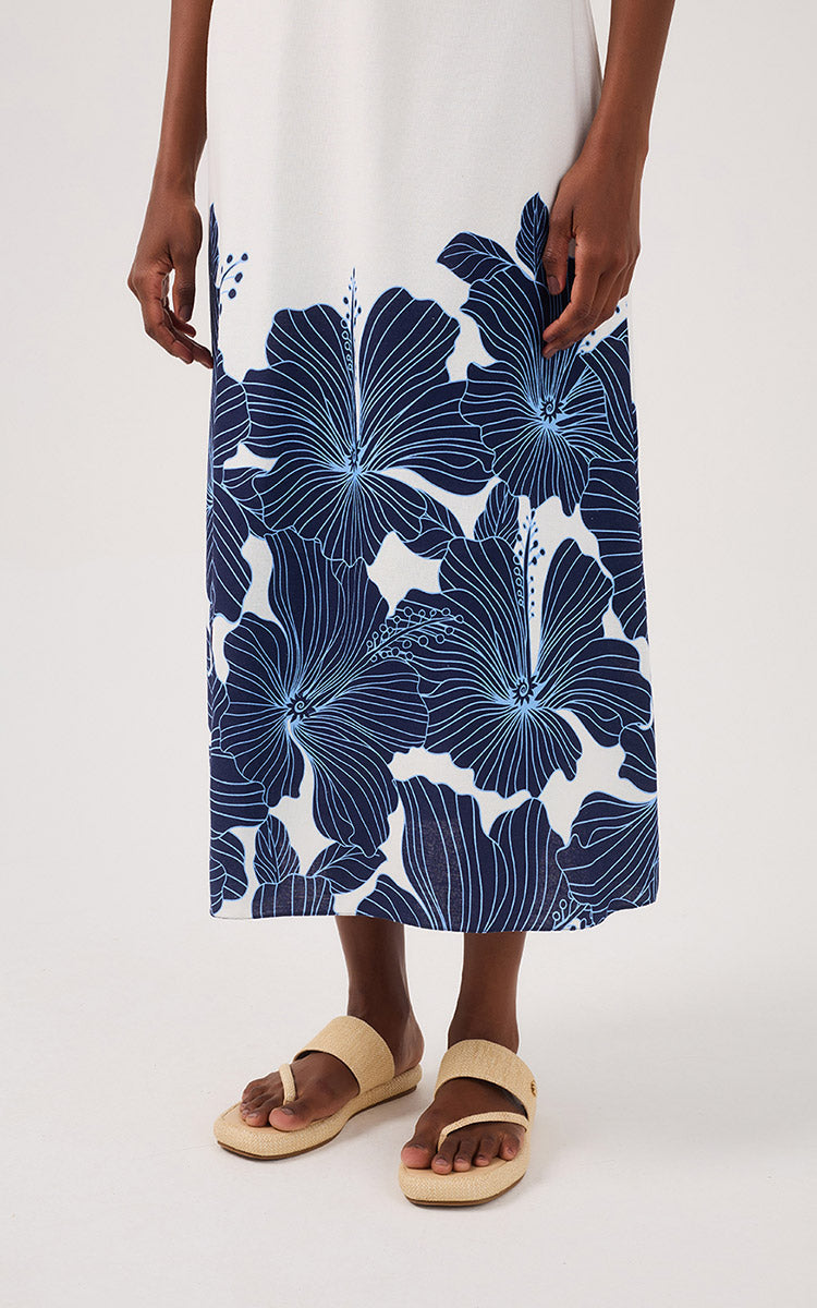 Hibiscus Maxi Dress - Hibiscus Print