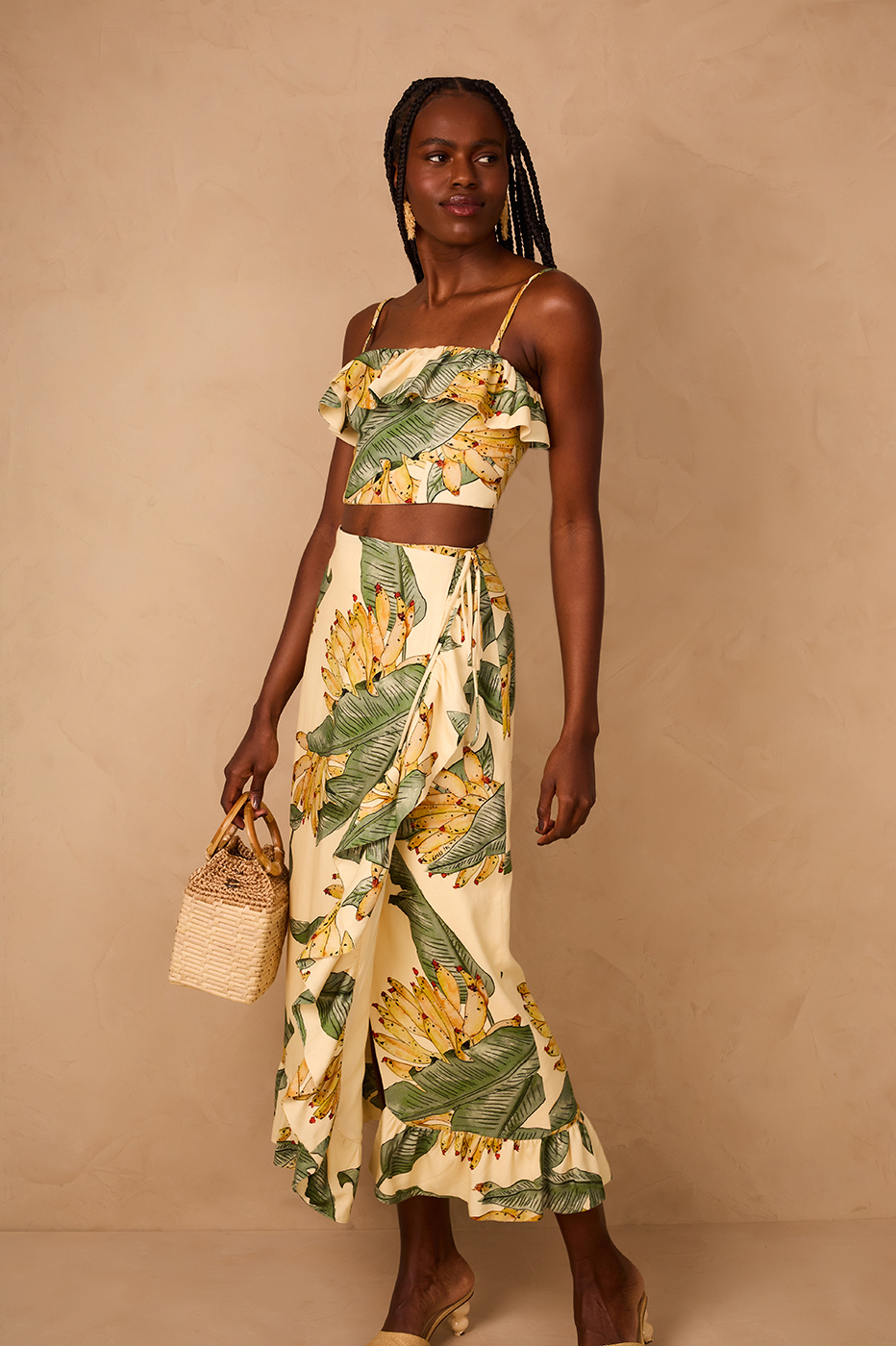 Banana Maxi Skirt