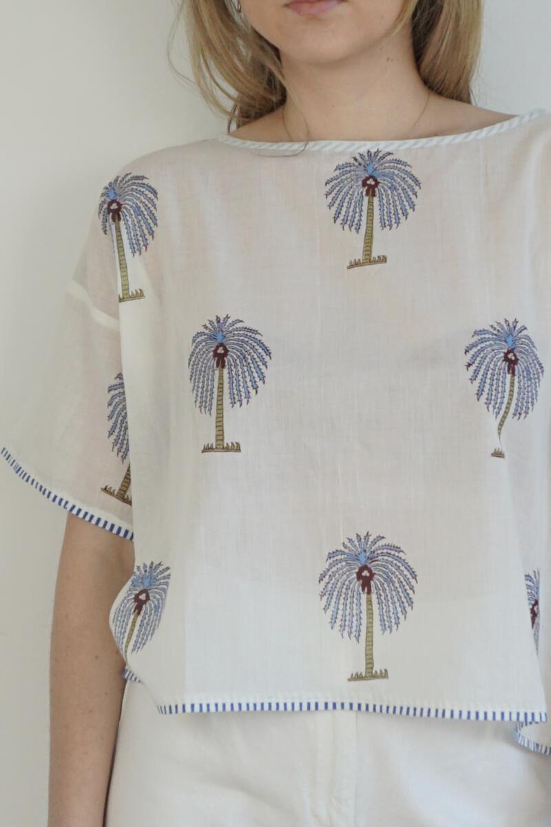 NIBI MTK Haven Top - Swaying Palm
