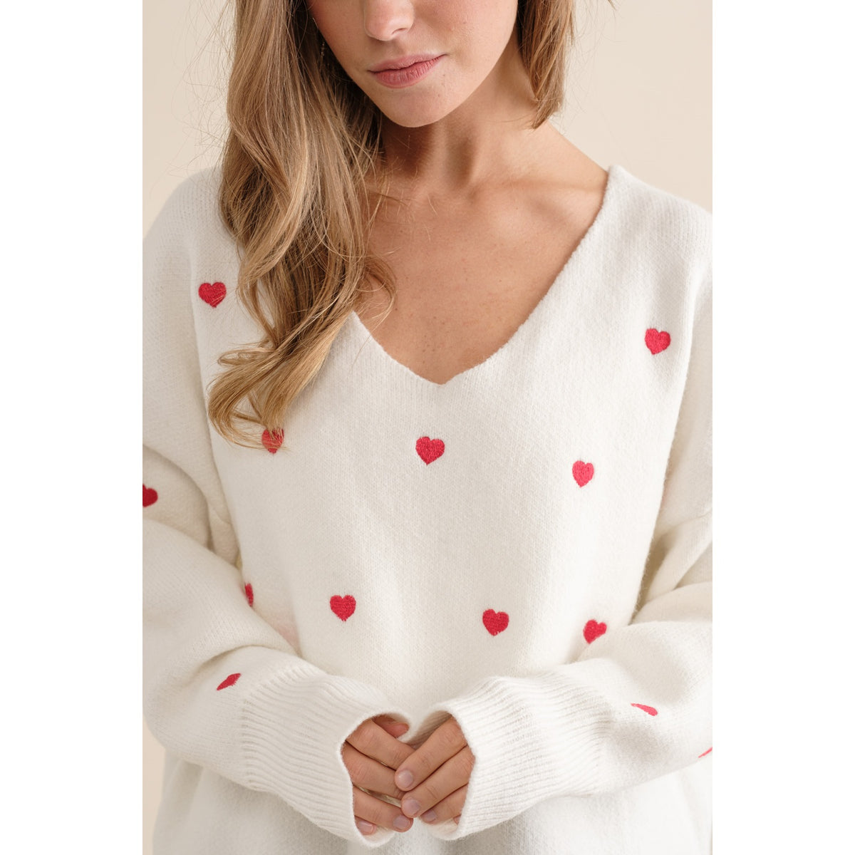 Sweet Generis Heart Pullover Sweater