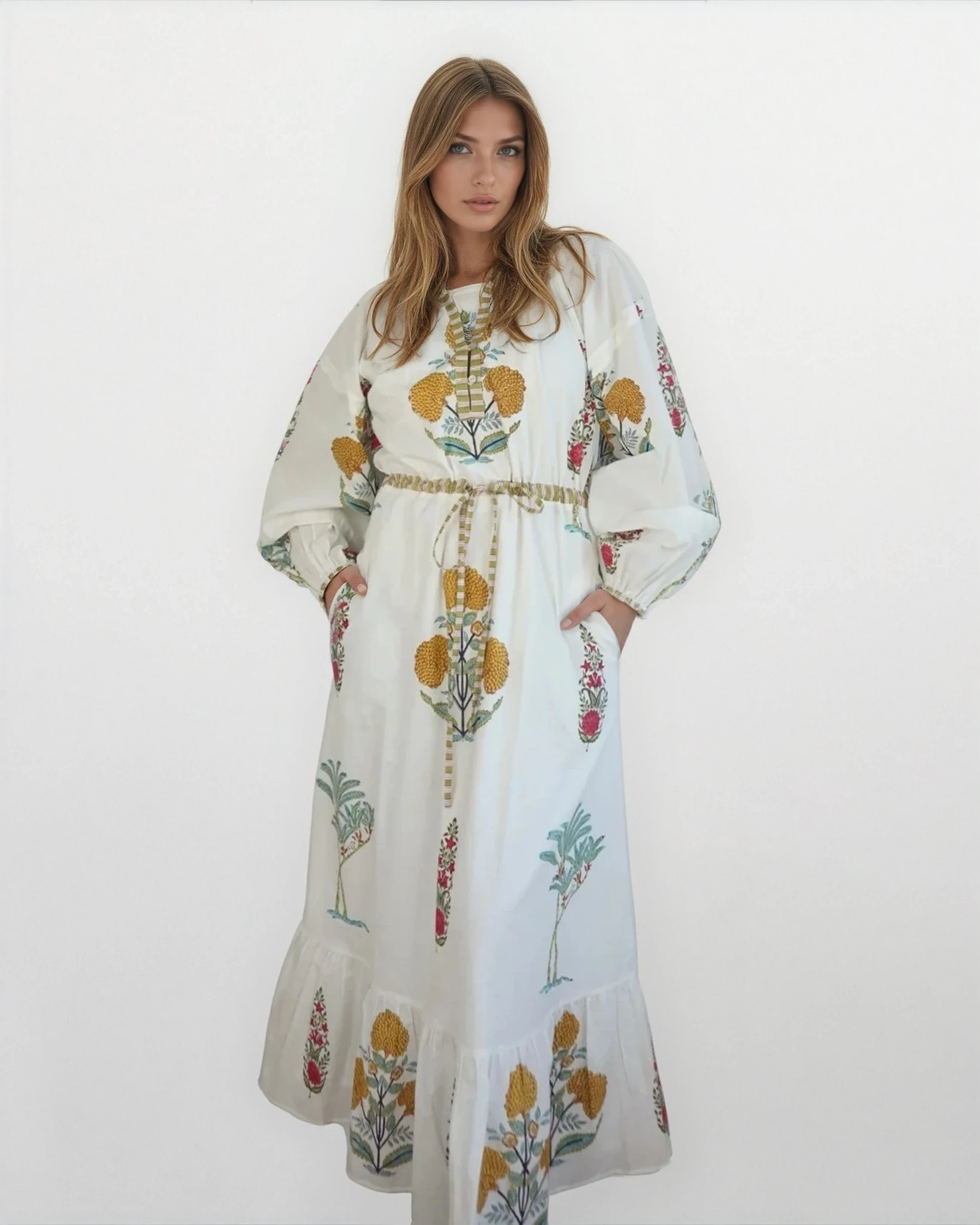 Joel Maxi Dress - Kabir Floral