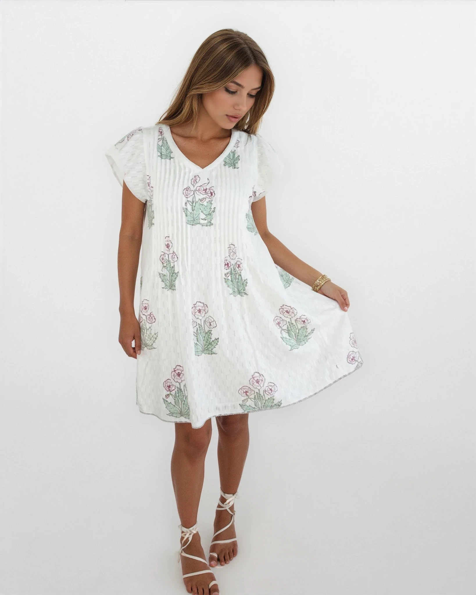 Doris Mini Dress in Cosmos