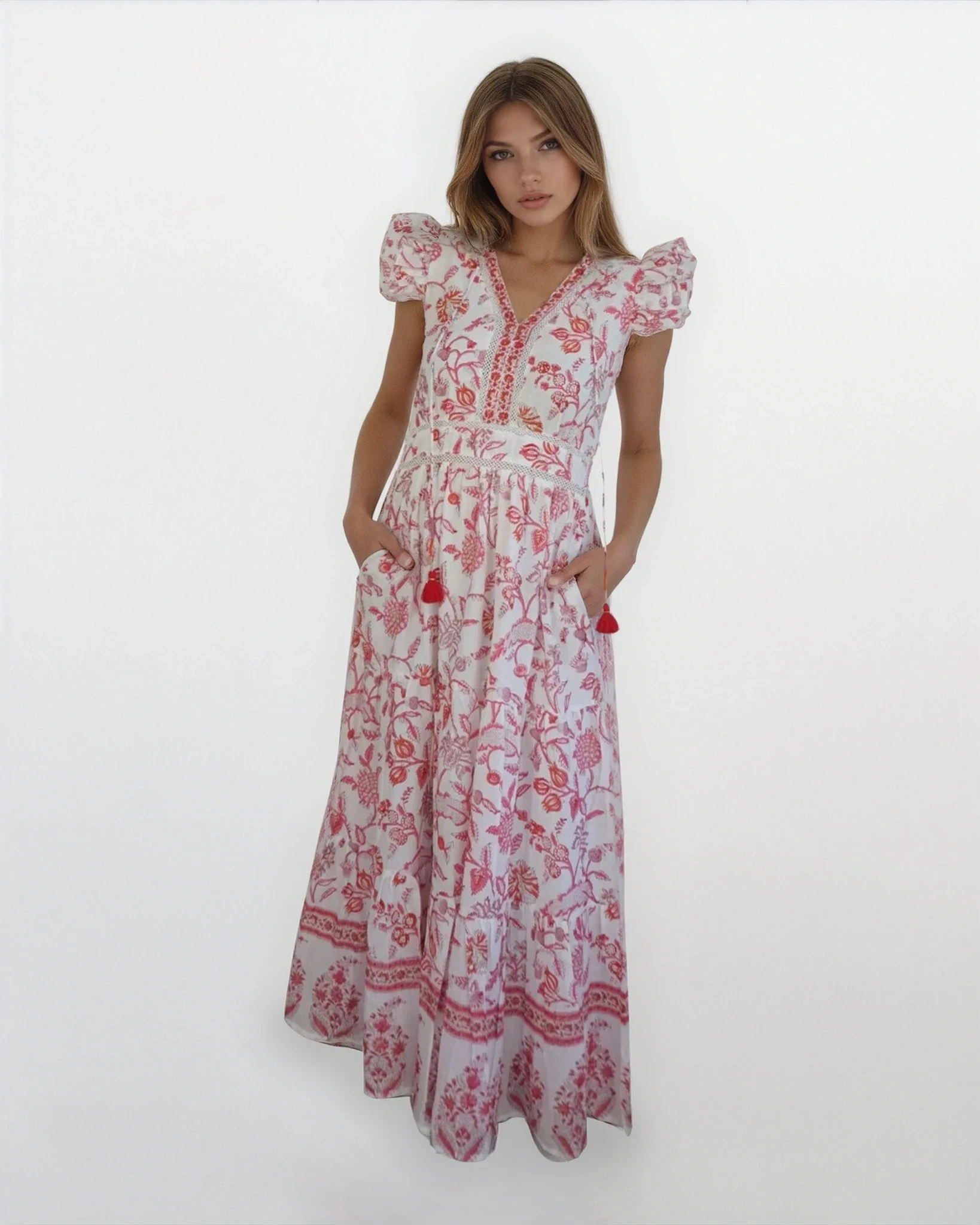 Percy Dress - Cali Red