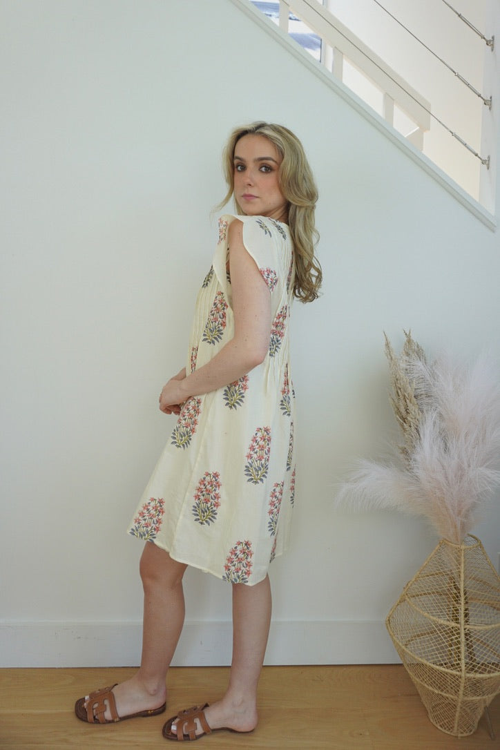 NIBI MTK Doris Mini Dress - Pink Hydrangea