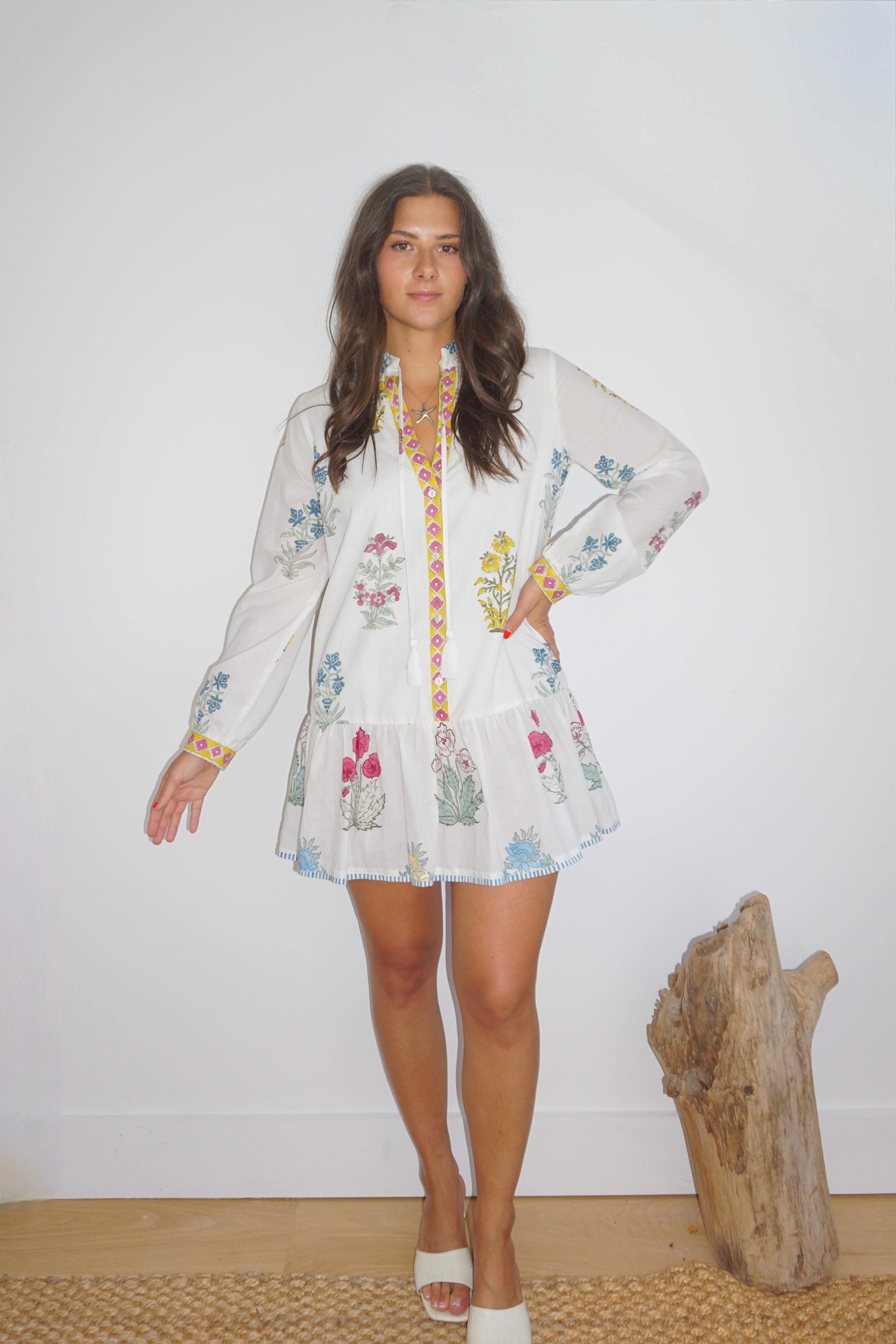 Carrie Dress - Mixed Print Floral