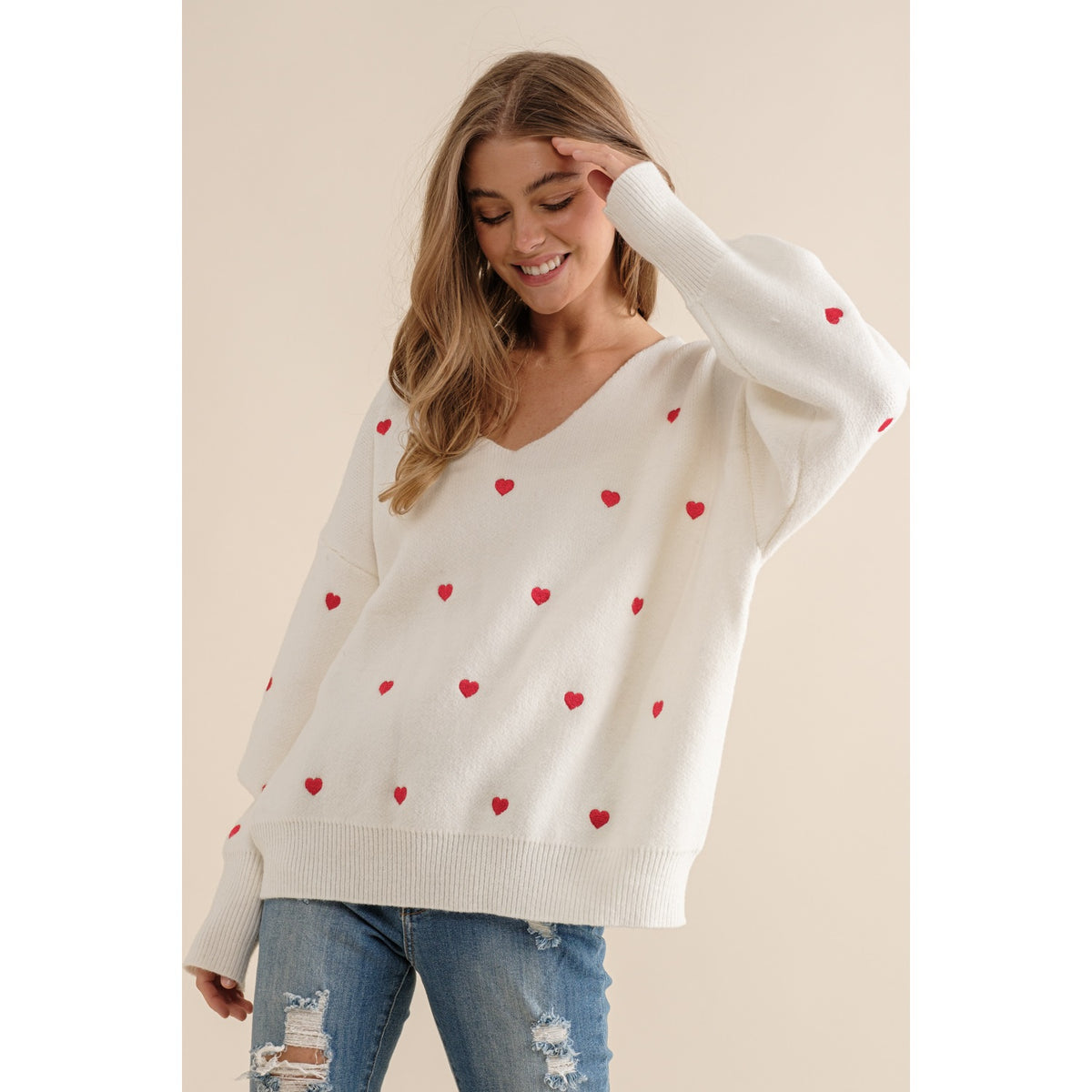 Sweet Generis Heart Pullover Sweater