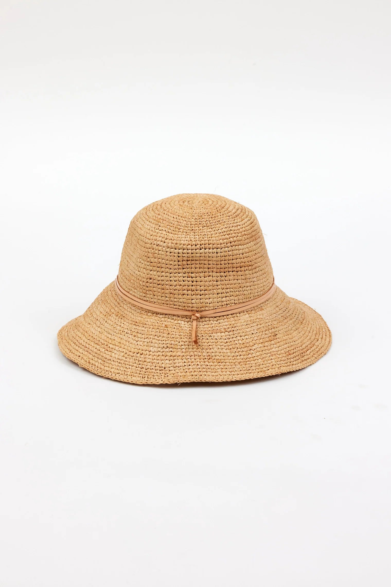 Betty Crochet Bucket Hat Natural
