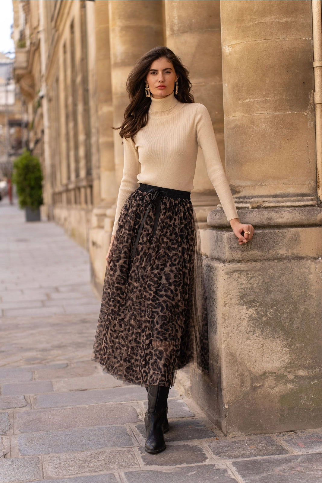 Choklate Paris Aria Leopard Tulle Skirt