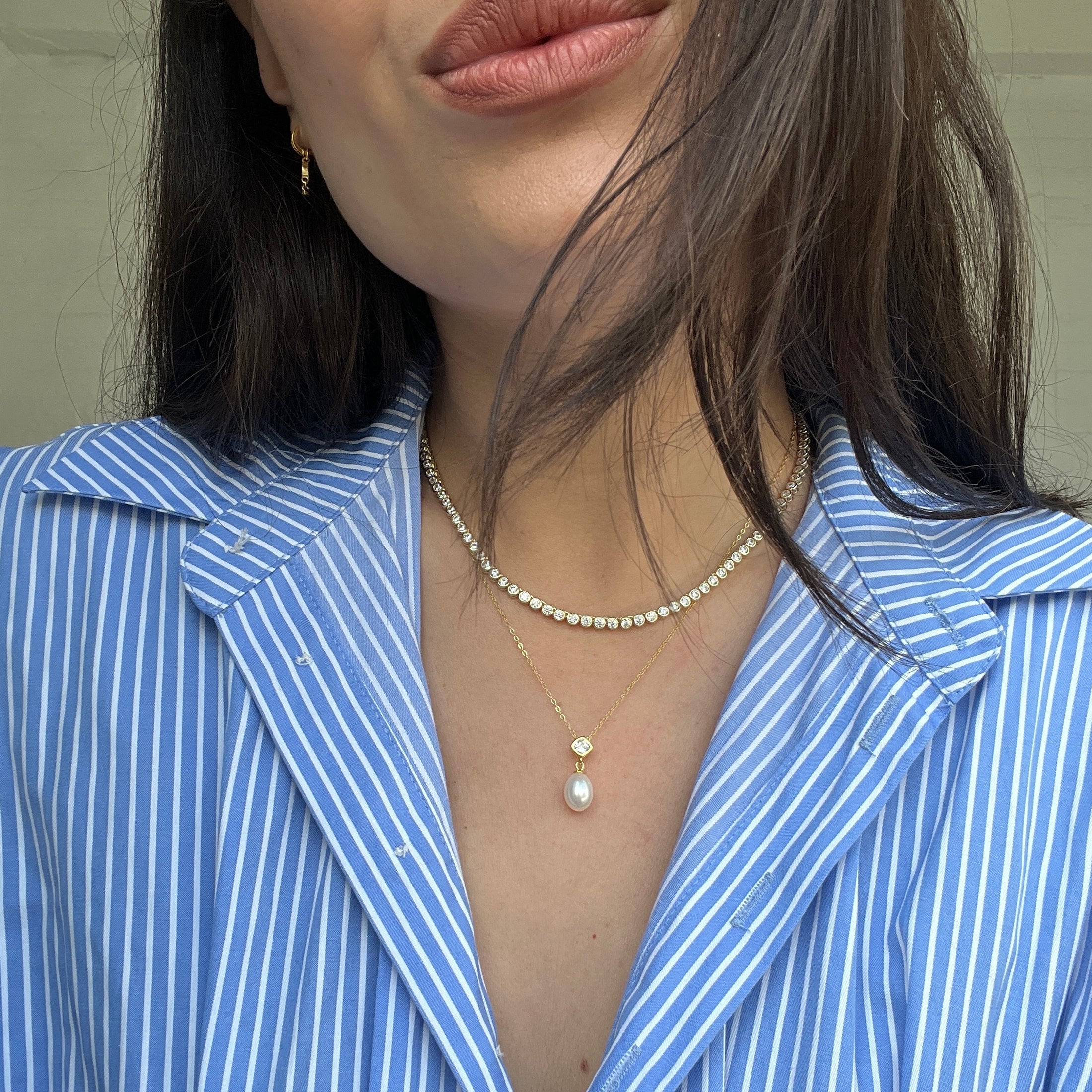 Mae Pearl Necklace - Gold