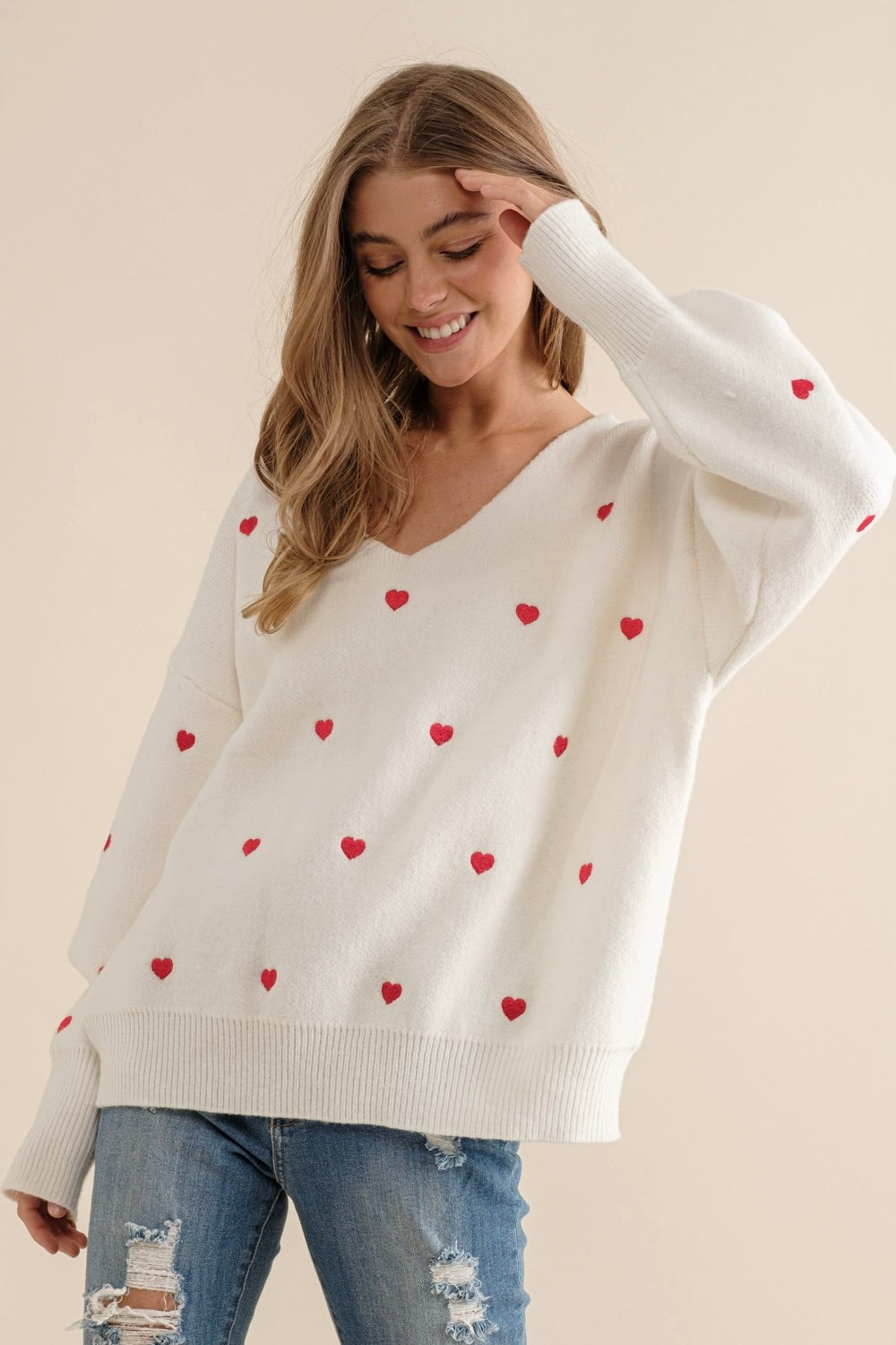 Sweet Generis Heart Pullover Sweater