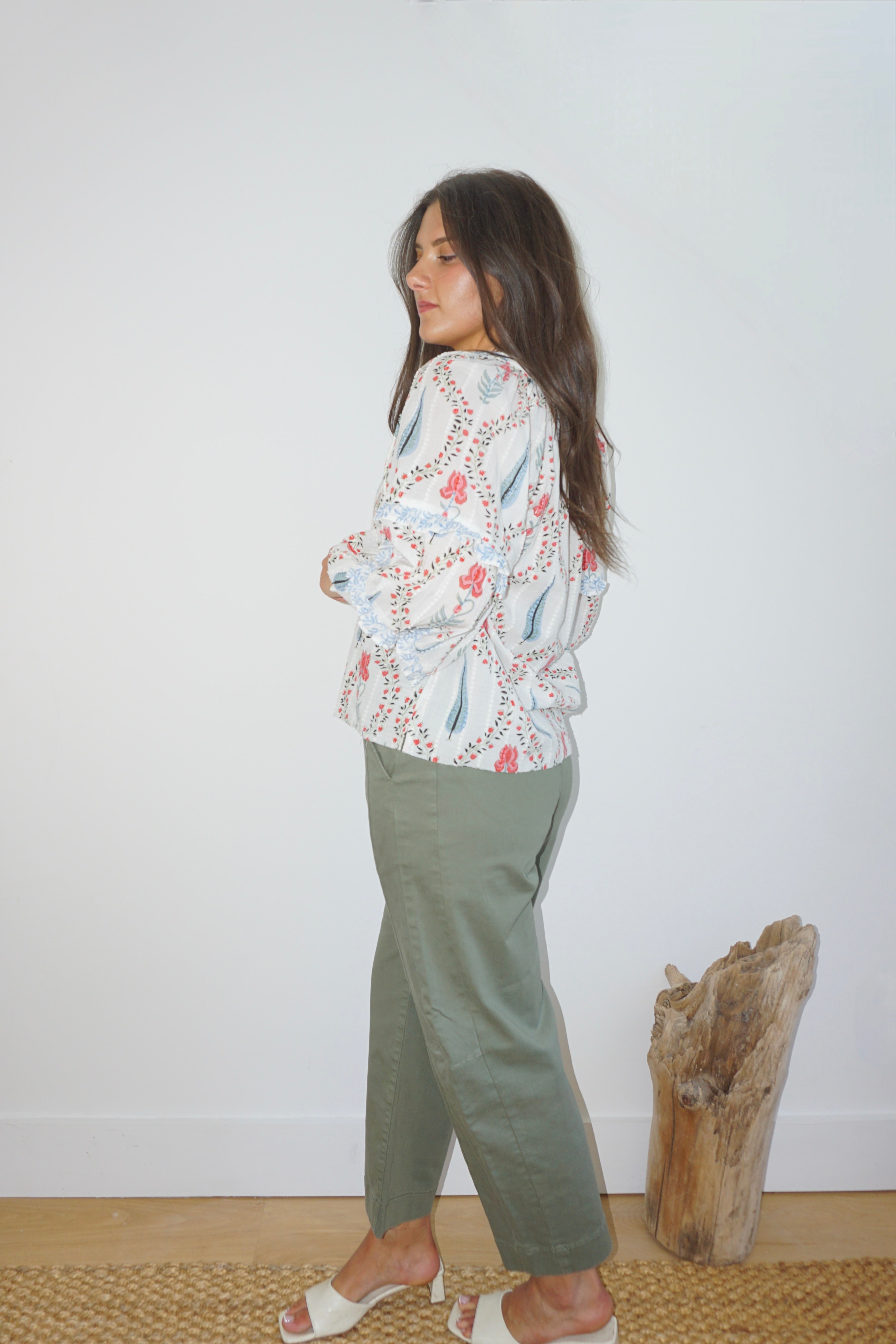 Kendra Blouse - Vineyard Floral