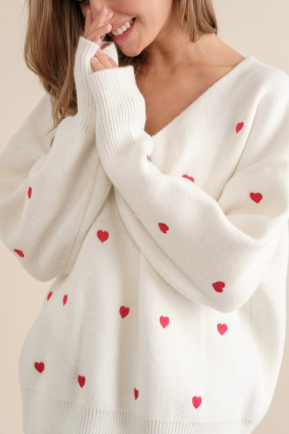 Sweet Generis Heart Pullover Sweater