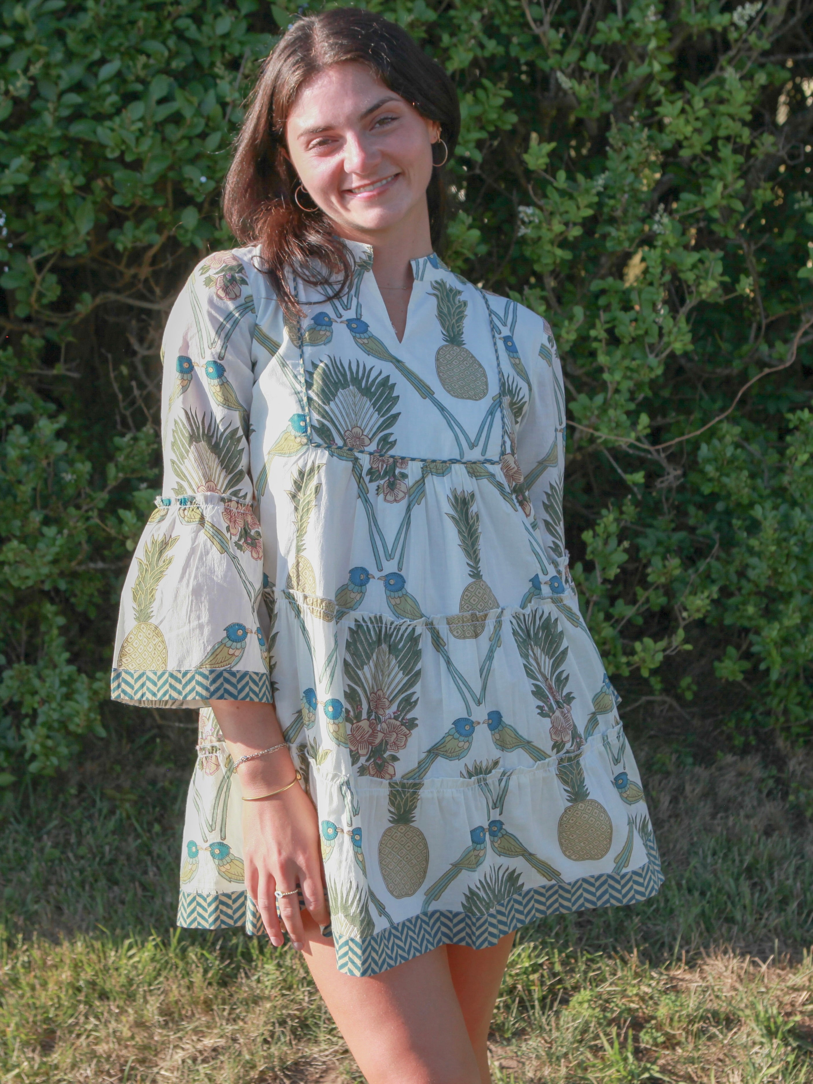 Dylan Dress in Royal Tropic