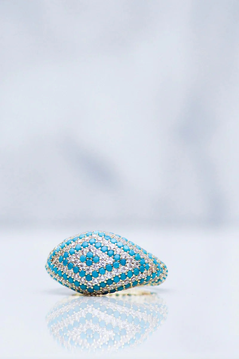 Native Gem Axel Chevron Ring