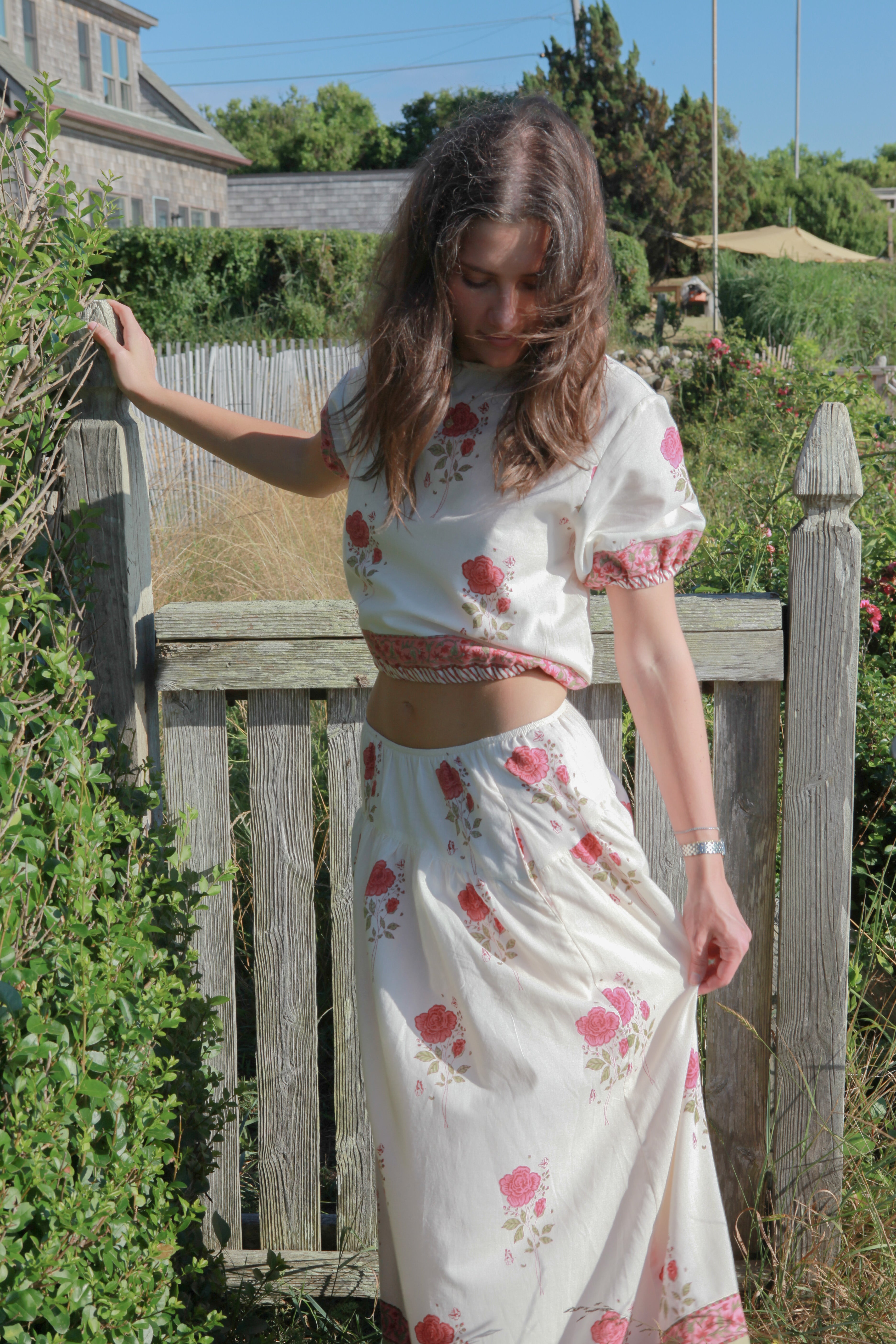 Odessa Skirt in Rosewater