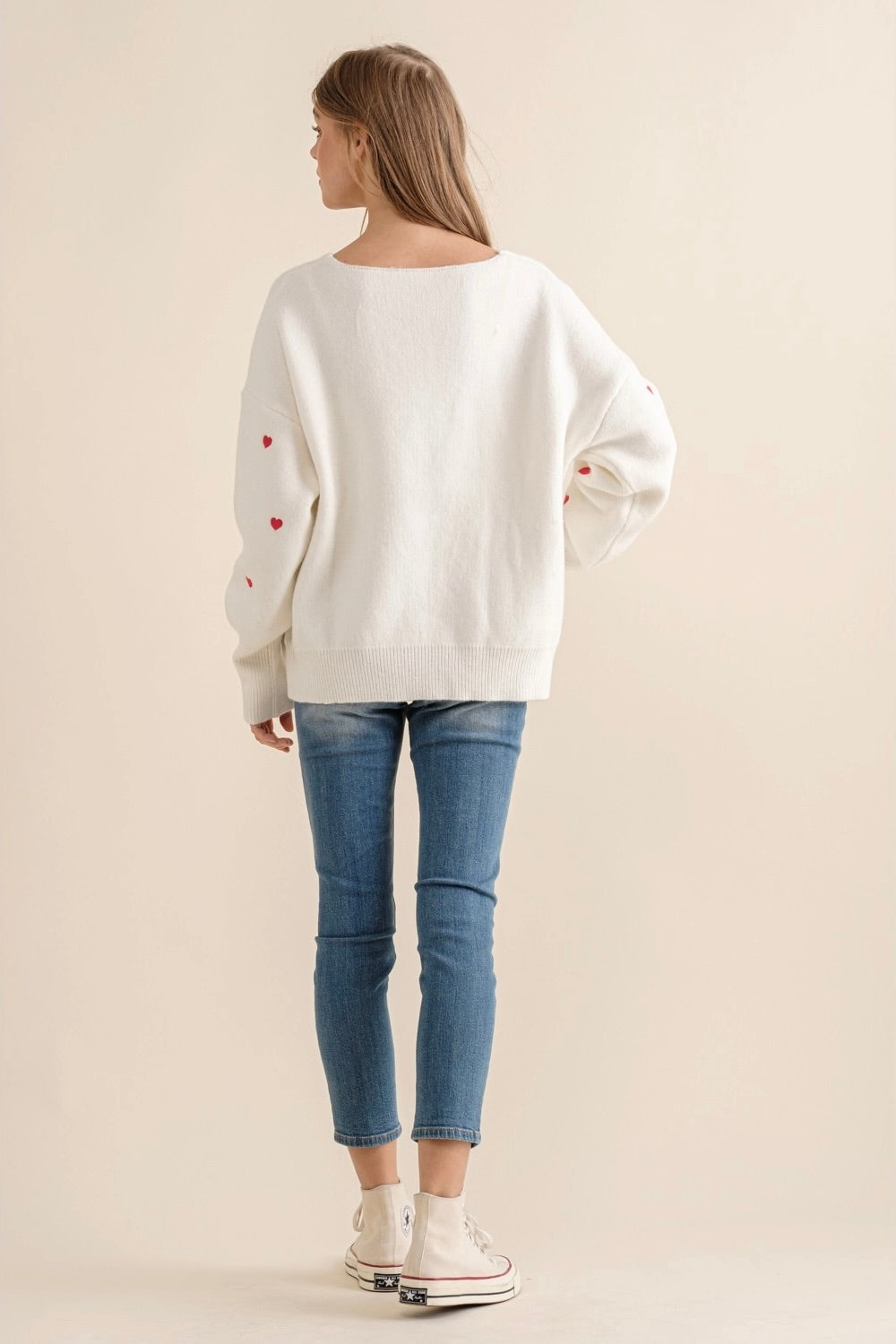 Sweet Generis Heart Pullover Sweater