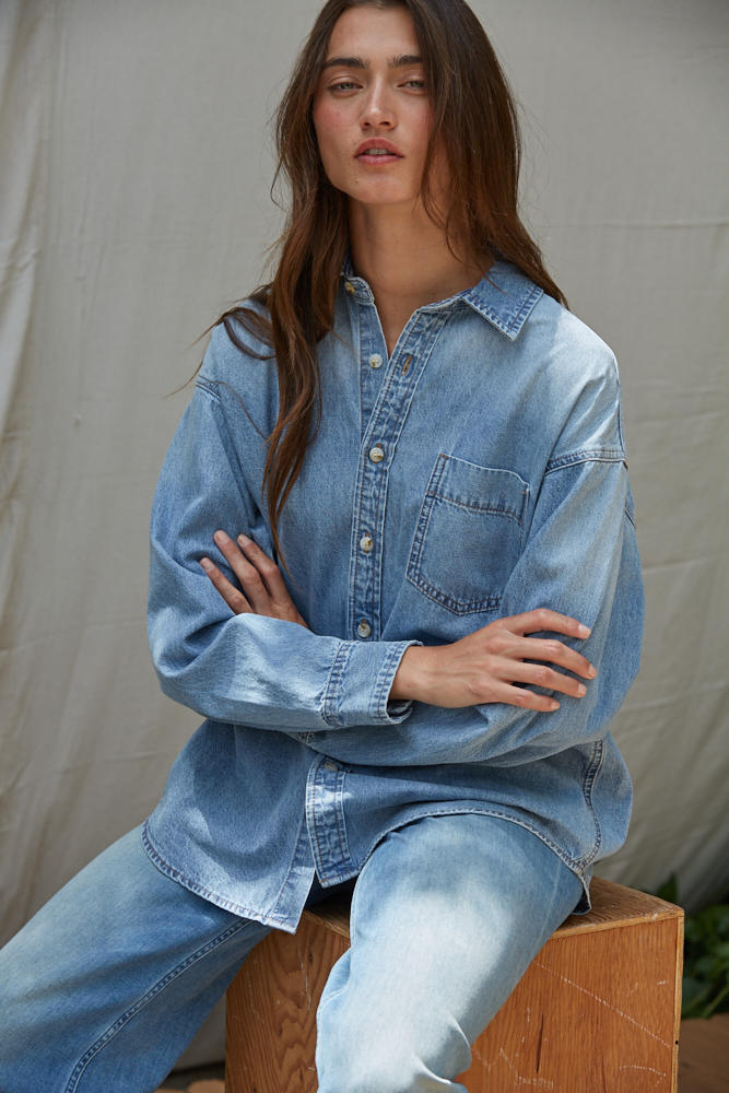 Brookings Denim Button Down
