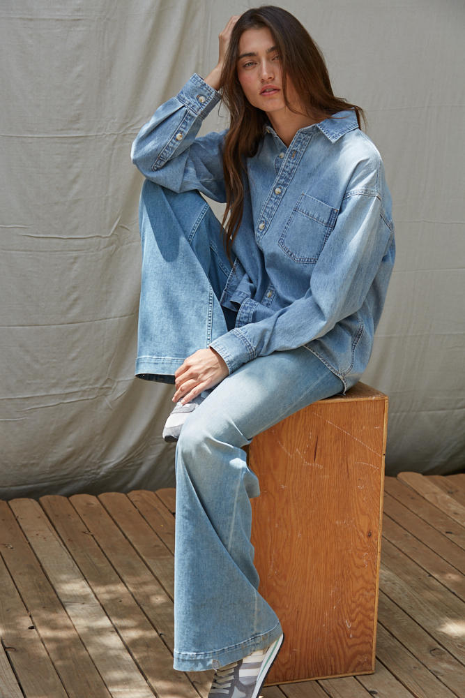 Brookings Denim Button Down