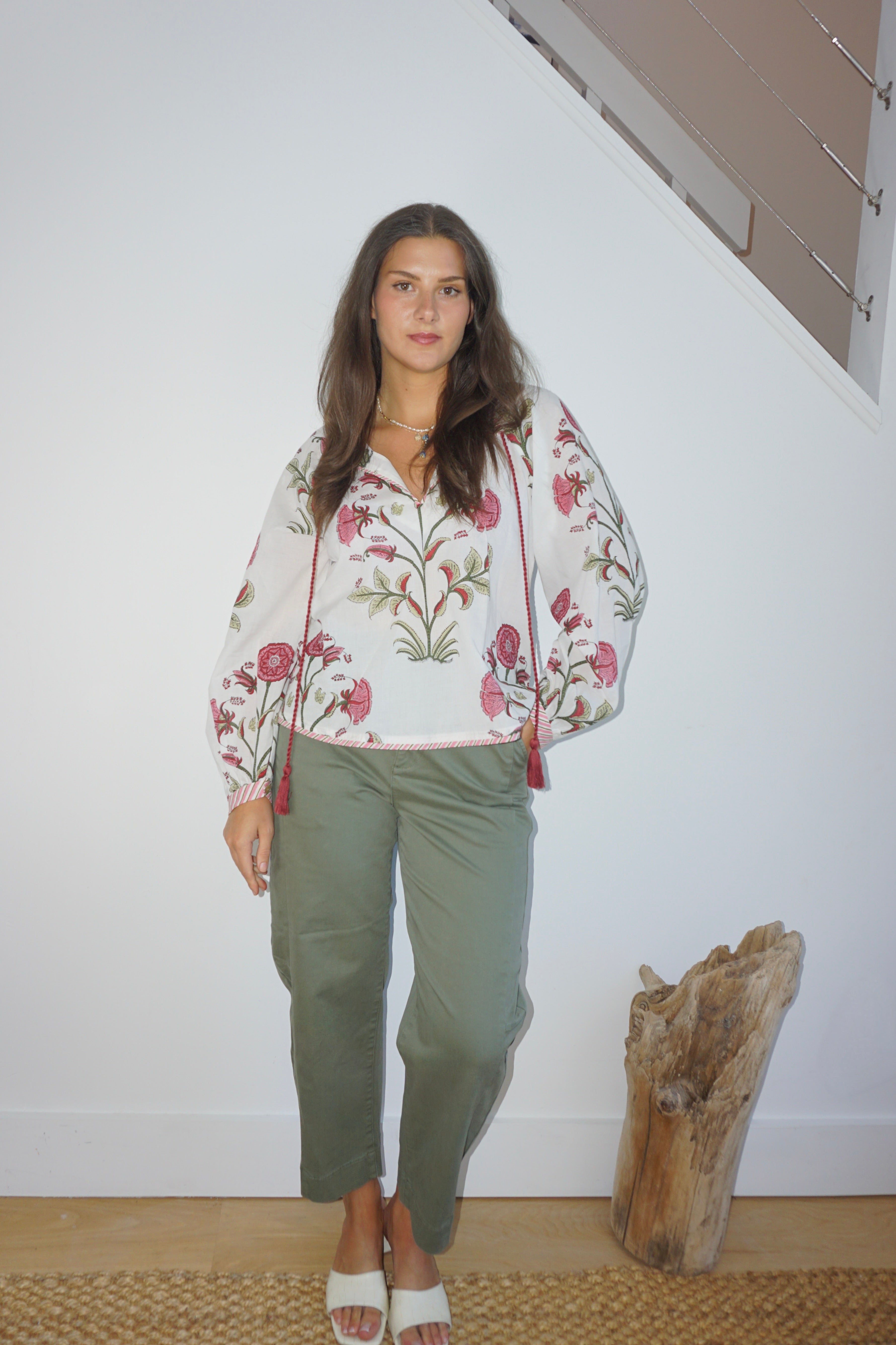 NIBI MTK Chara Blouse - Red Vine