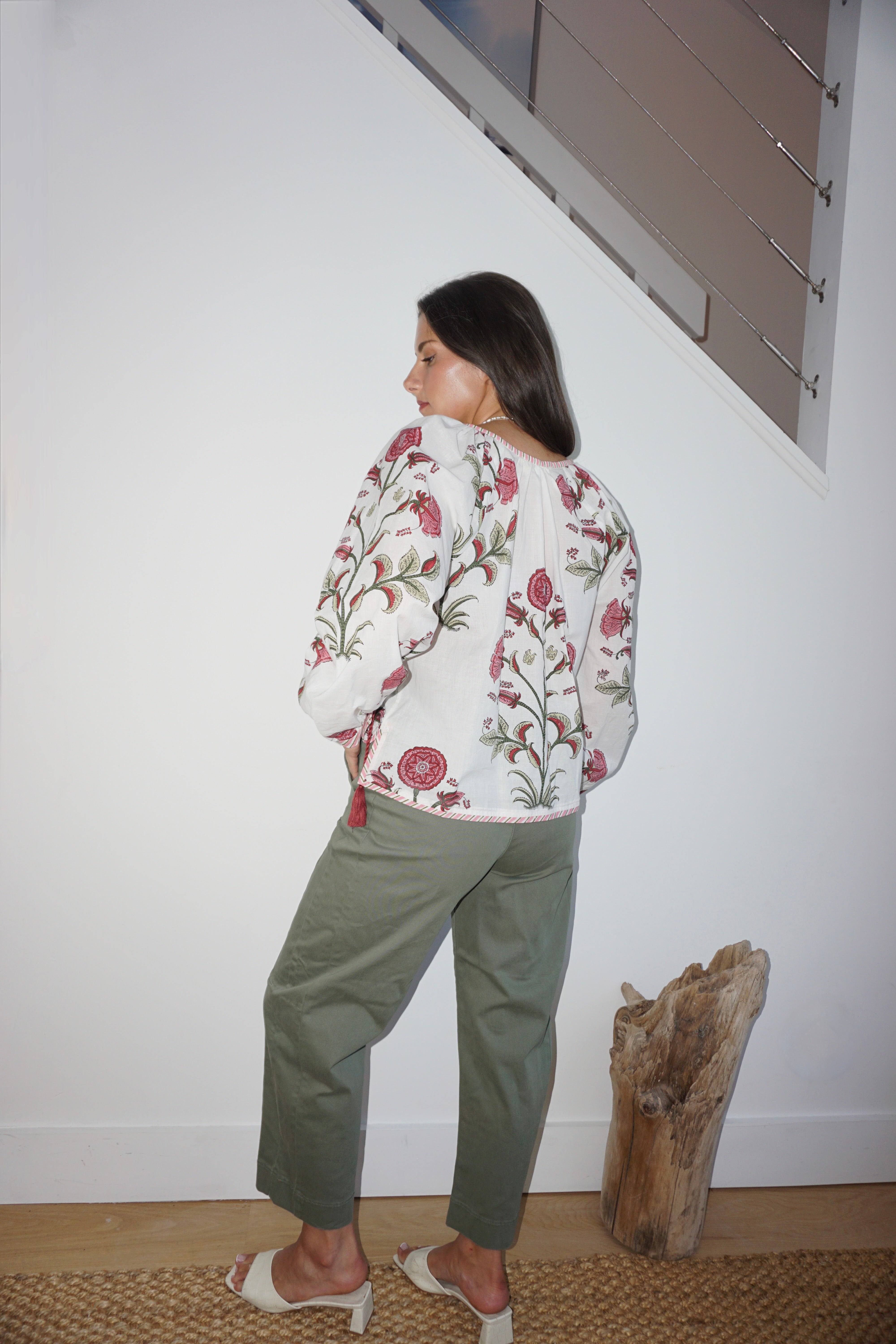 NIBI MTK Chara Blouse - Red Vine