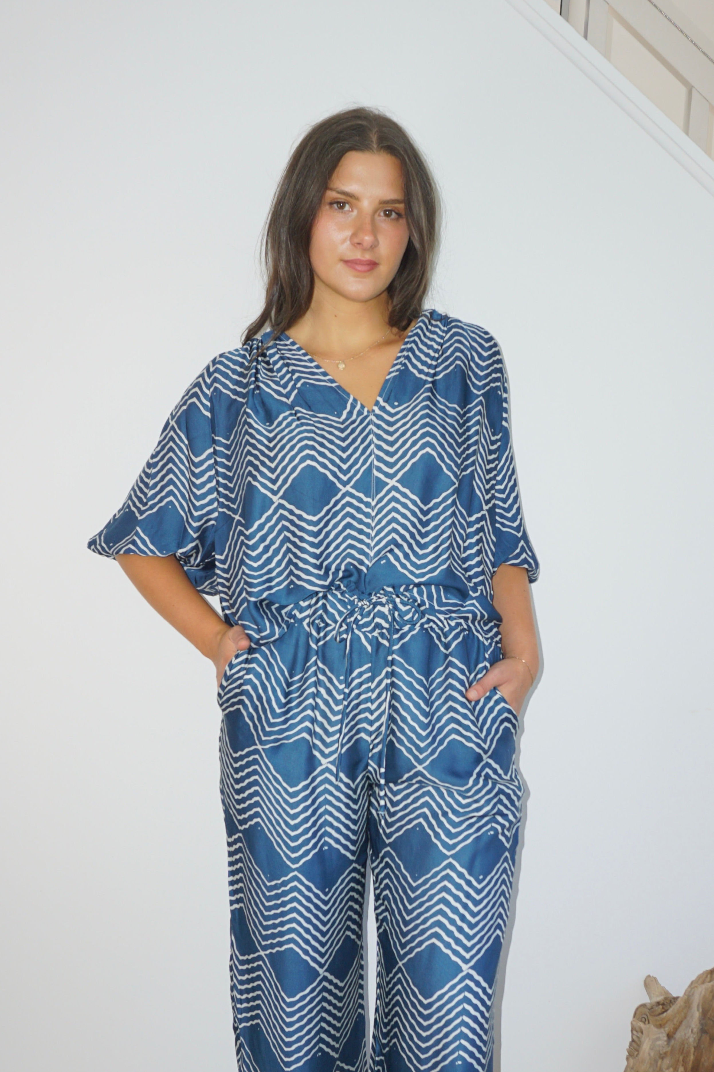 Charli Top - Andes Navy