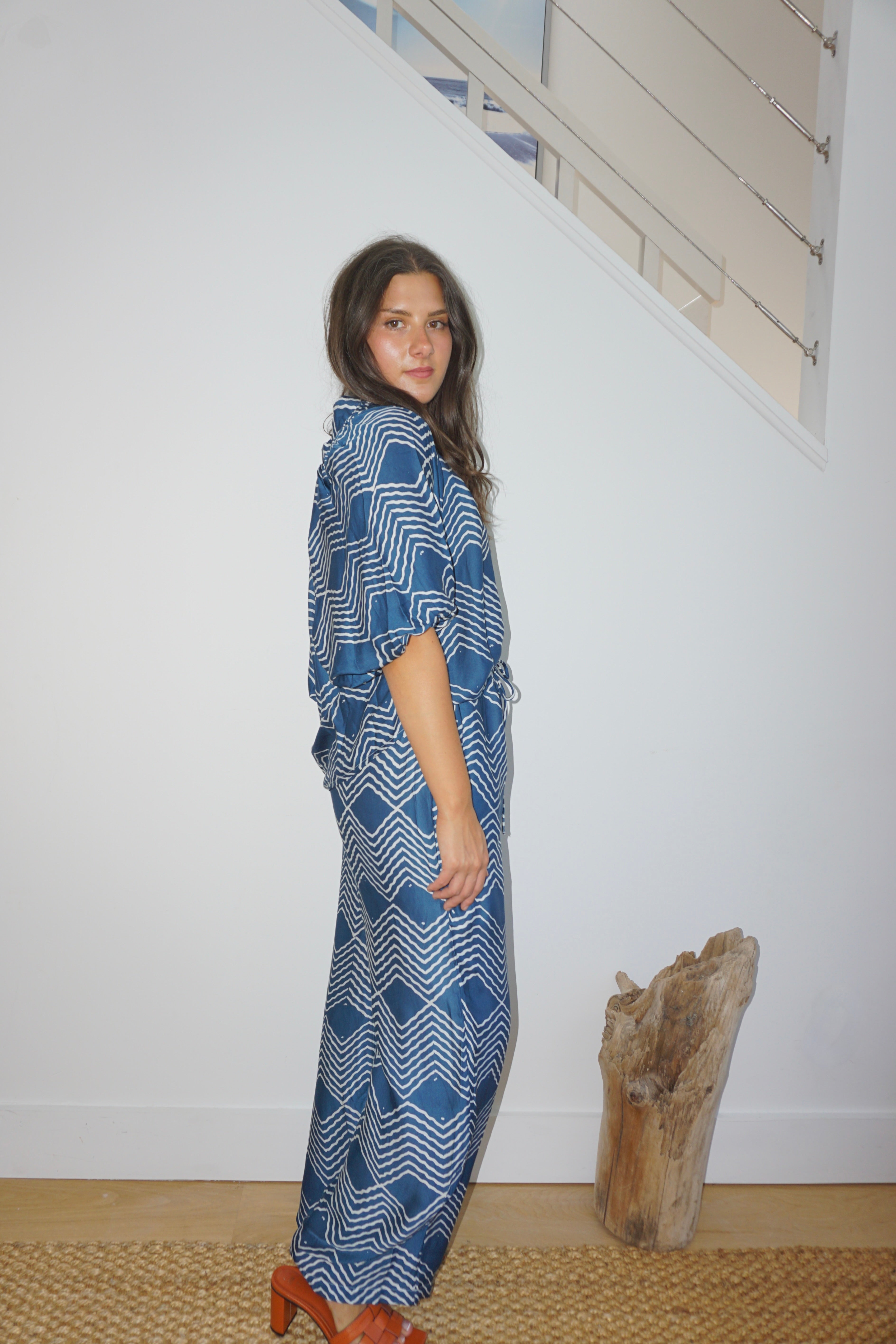 NIBI MTK Charli Top - Andes Navy
