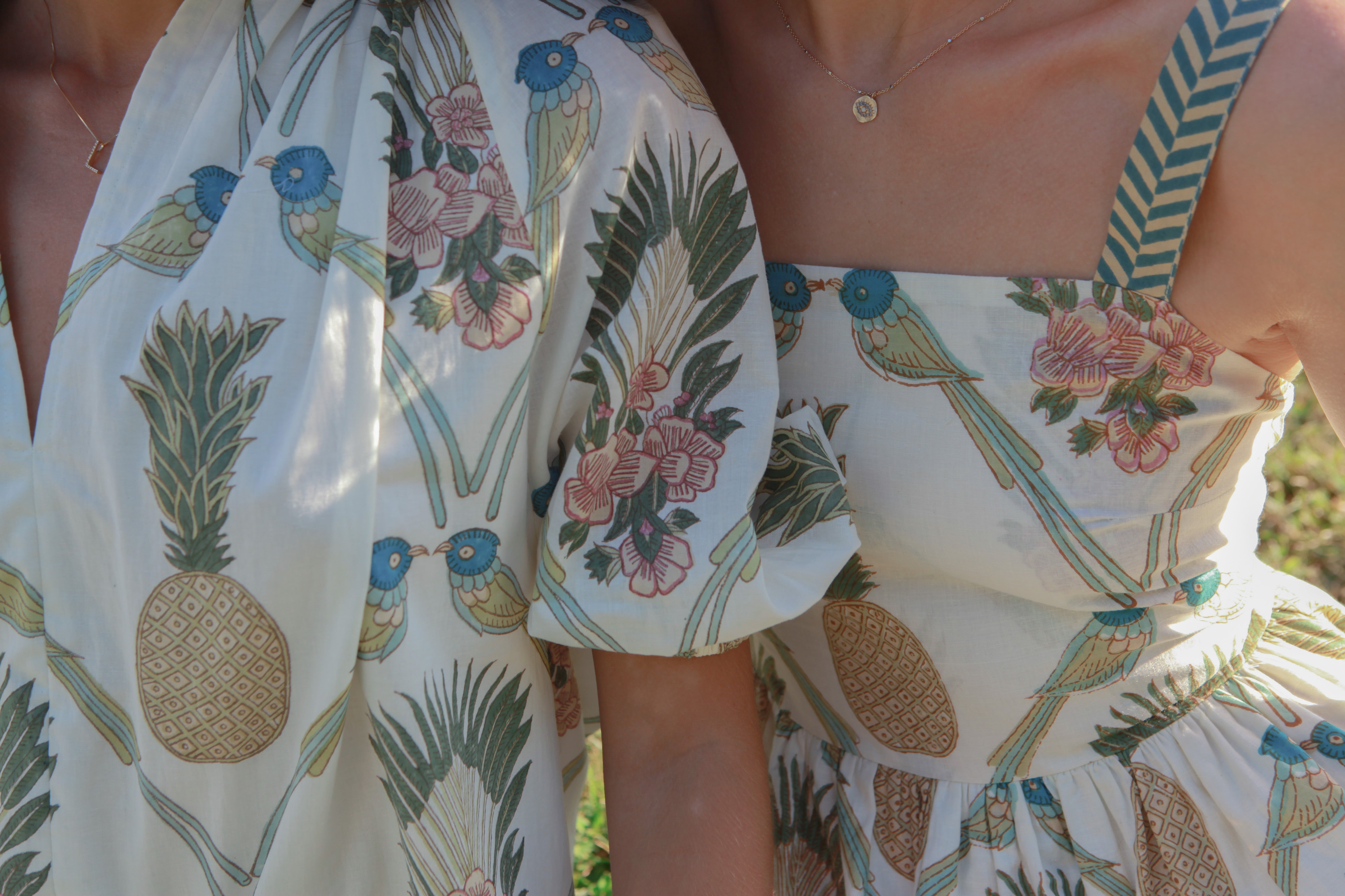 Charli Top in Royal Tropic