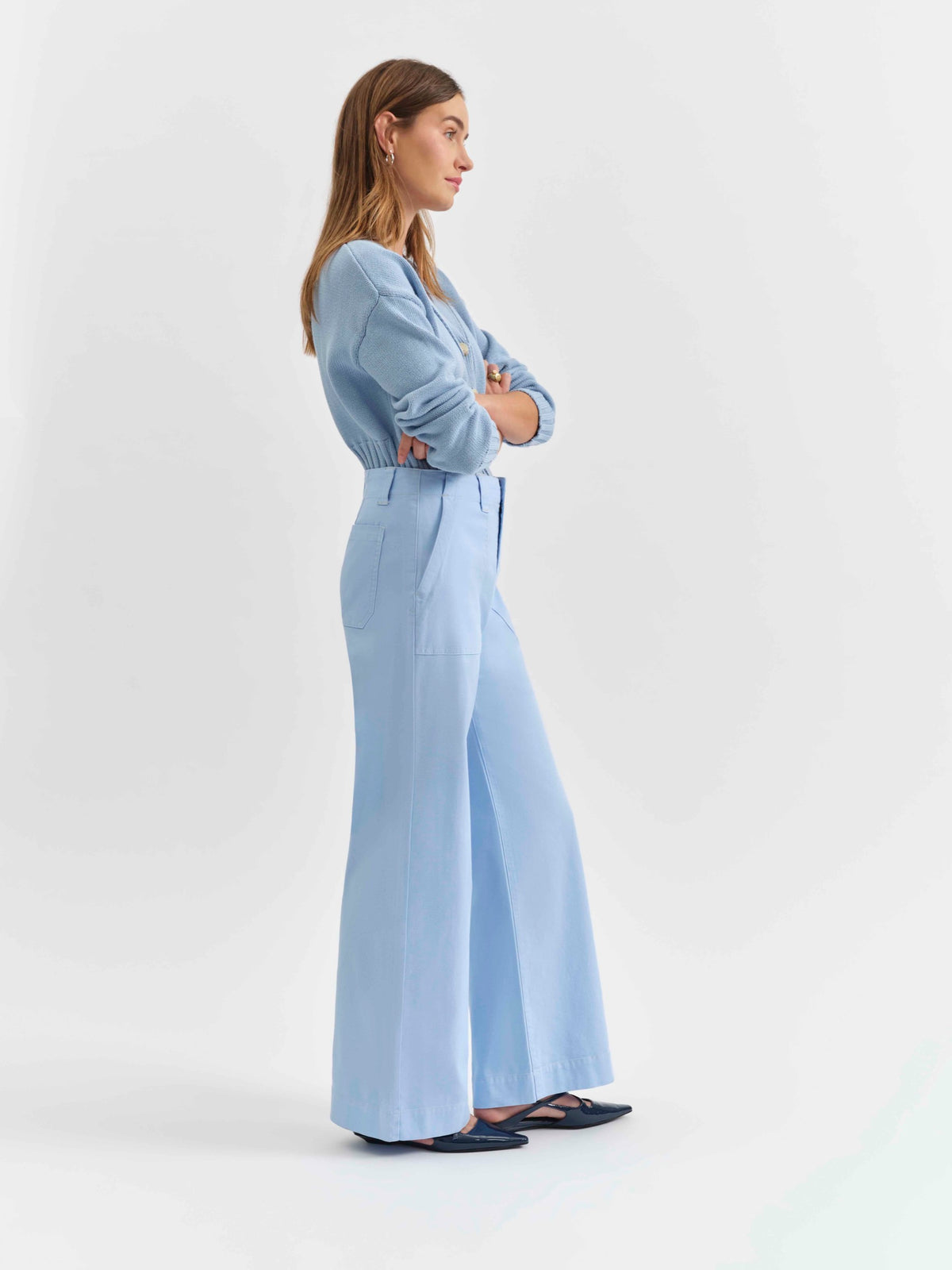 Trooper High Rise Wide Leg Jean - Open Air