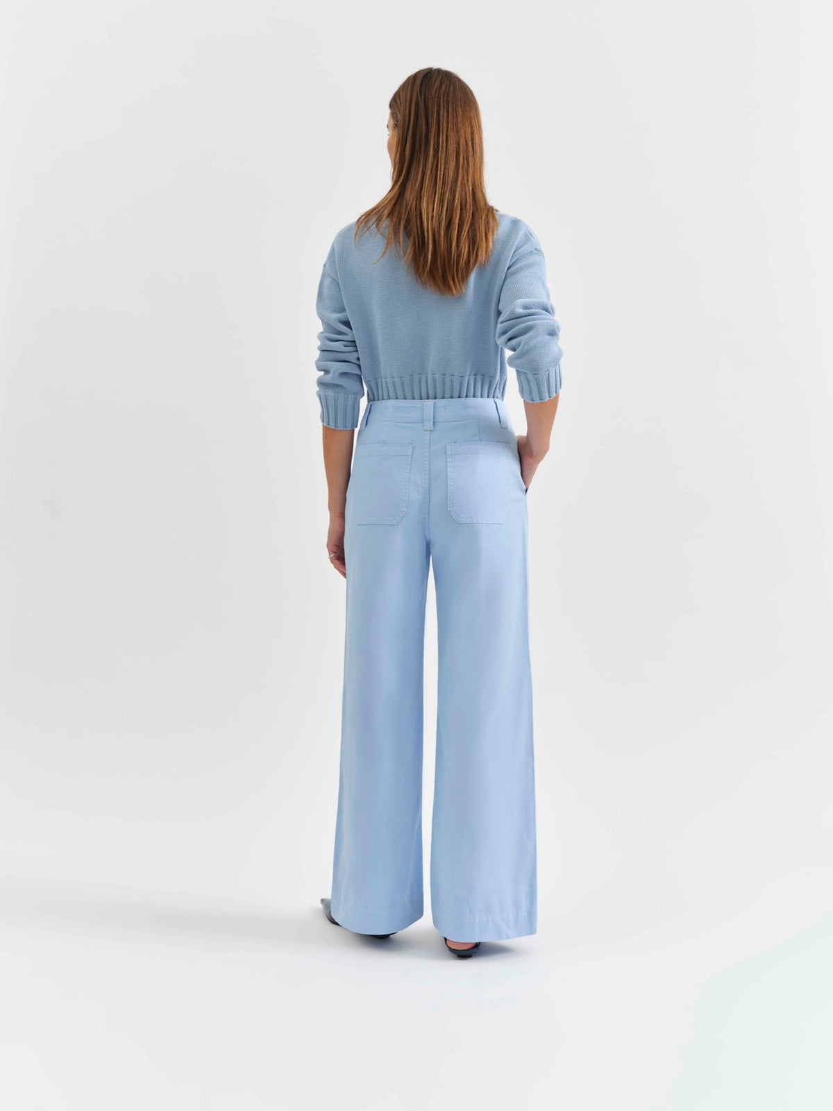 Trooper High Rise Wide Leg Jean - Open Air