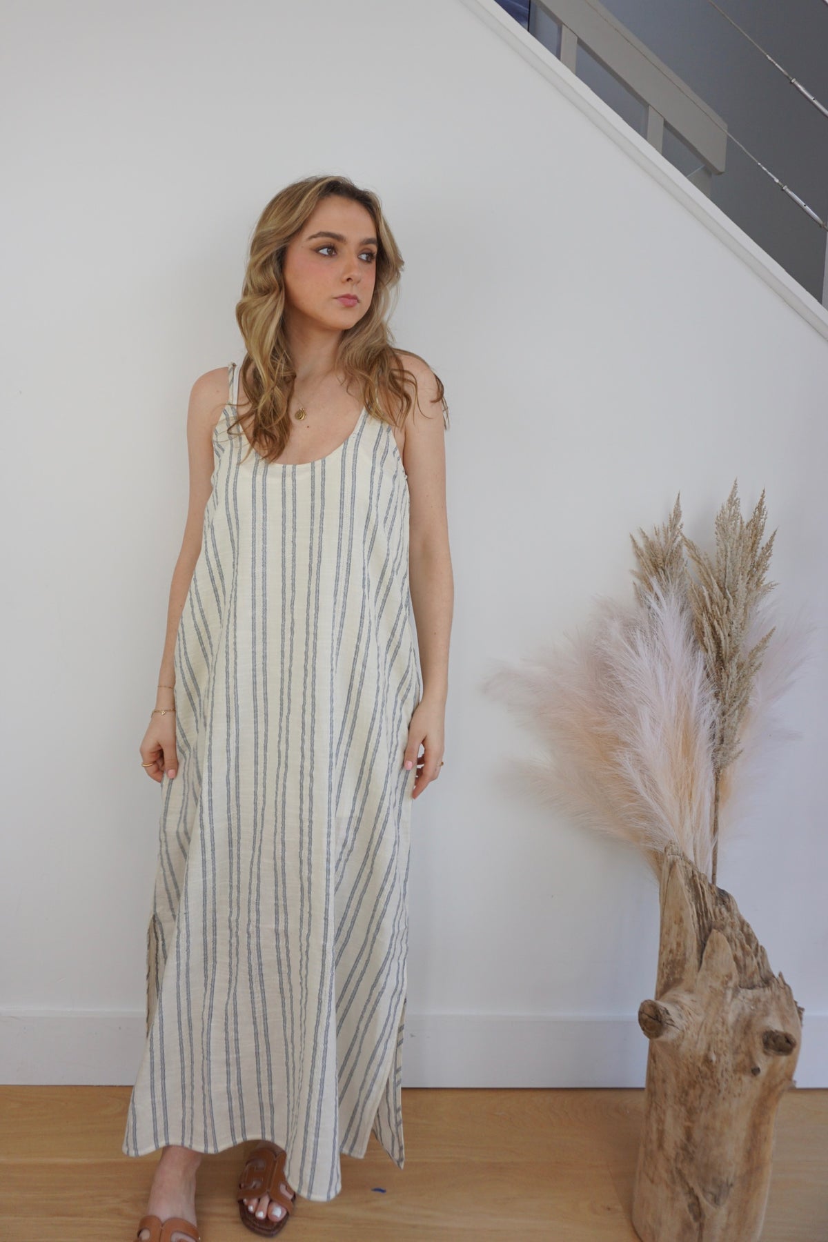 NIBI MTK Asher Woven Slip Dress