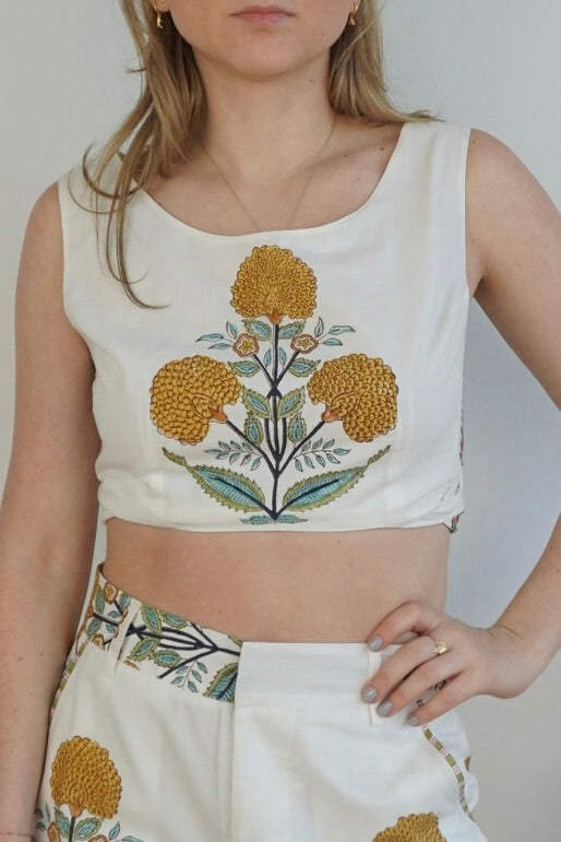 NIBI MTK Romy Wrap Top - Kabir Floral