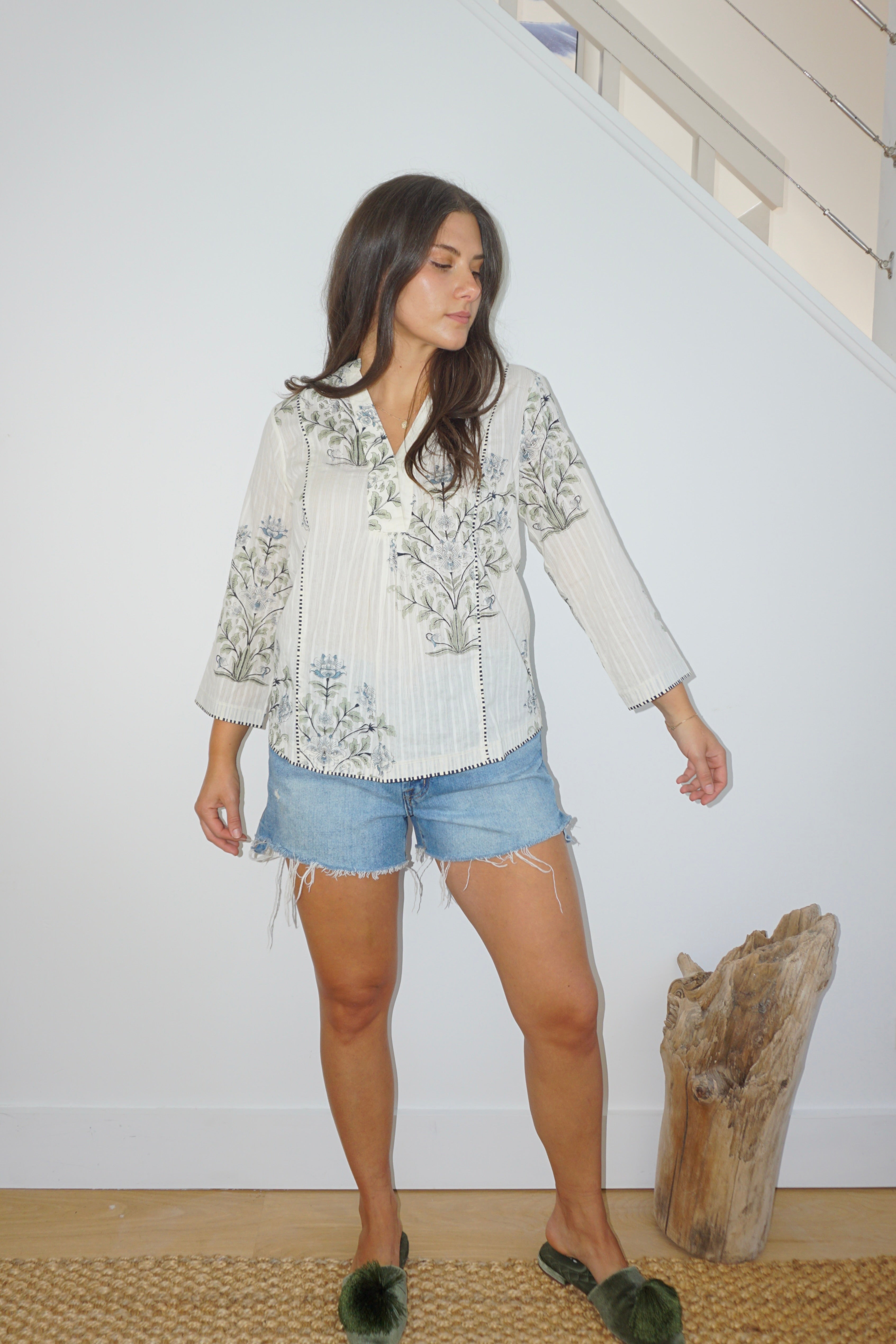 NIBI MTK Darcy Top - Vert Victorian