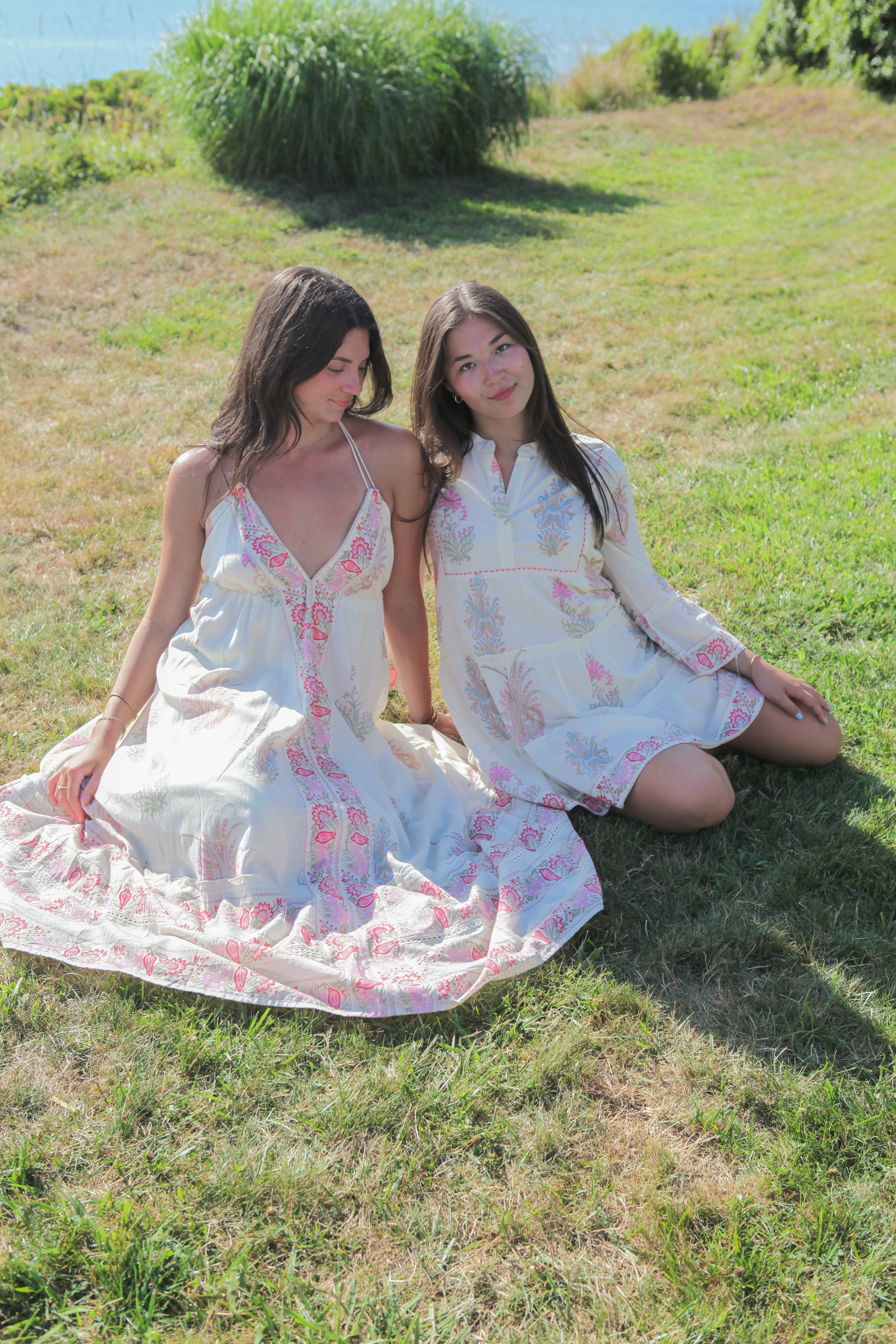 Dylan Dress in Pastel Paisley