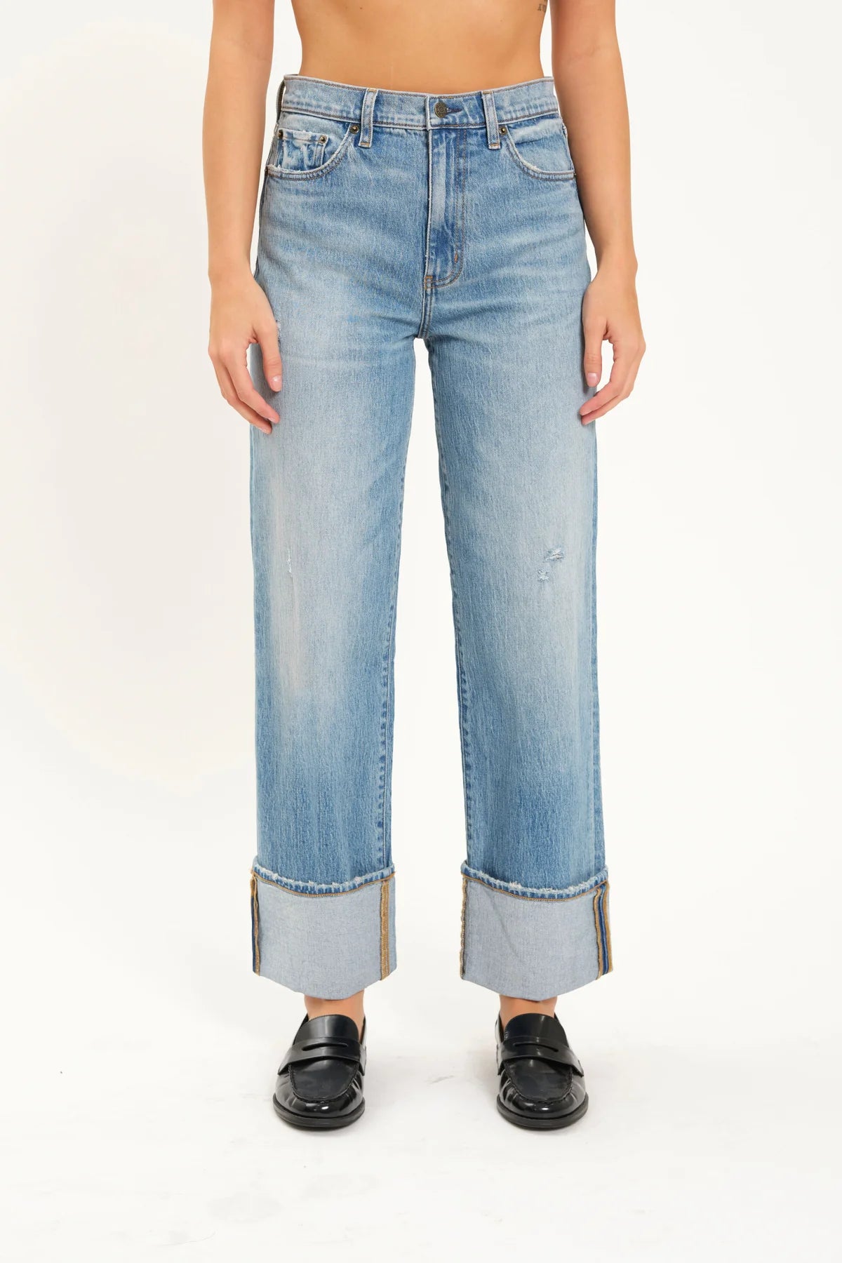 Daze Eastside HR Loose Cuff Jean
