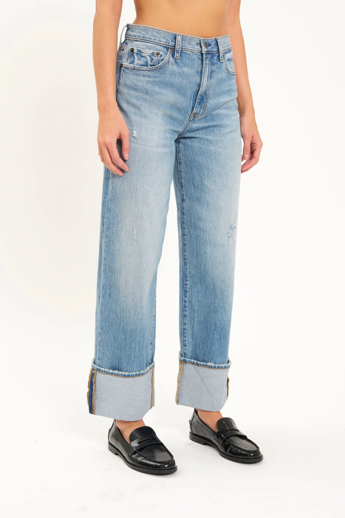Daze Eastside HR Loose Cuff Jean