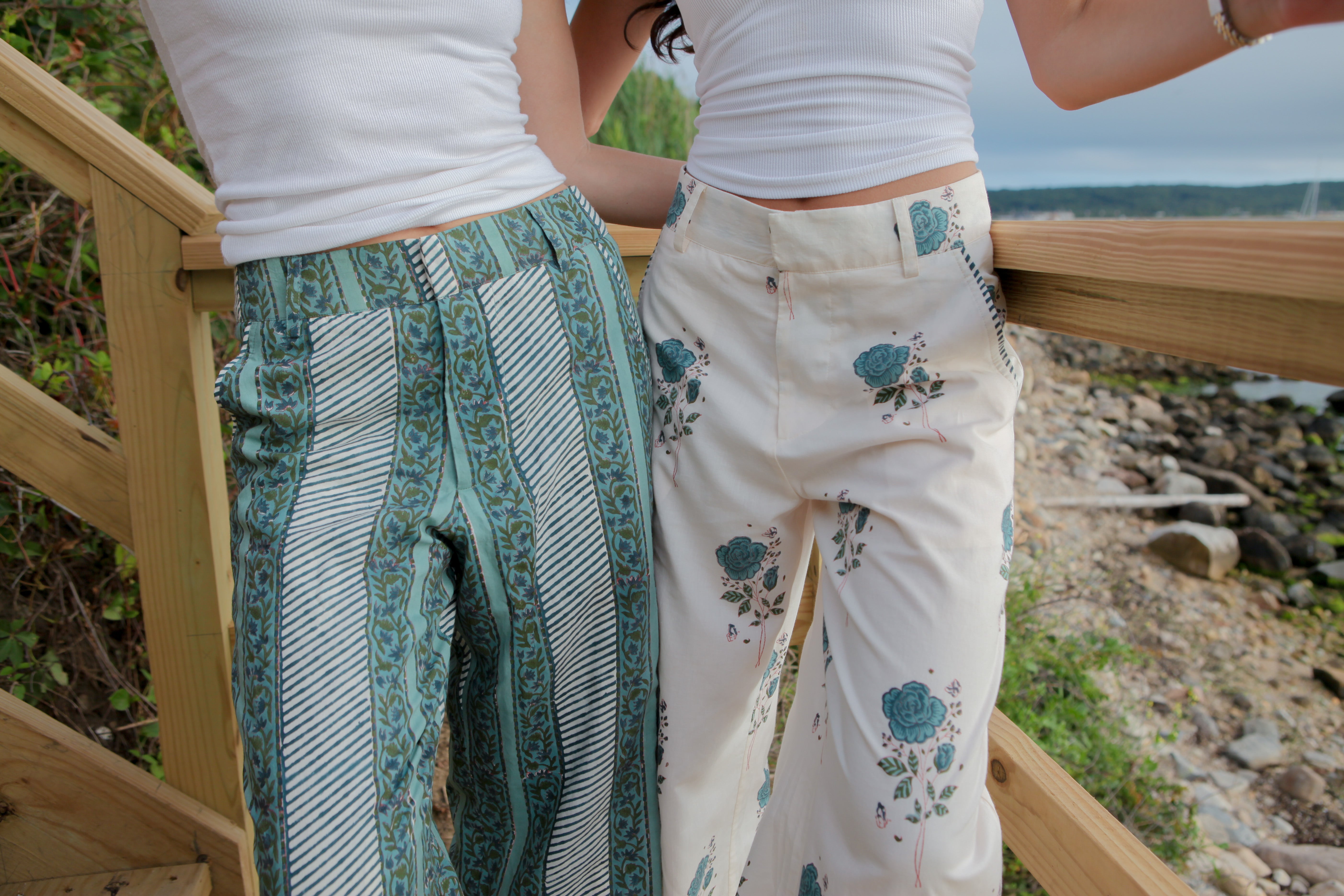 Edison Pant in Mystic Blue Rose