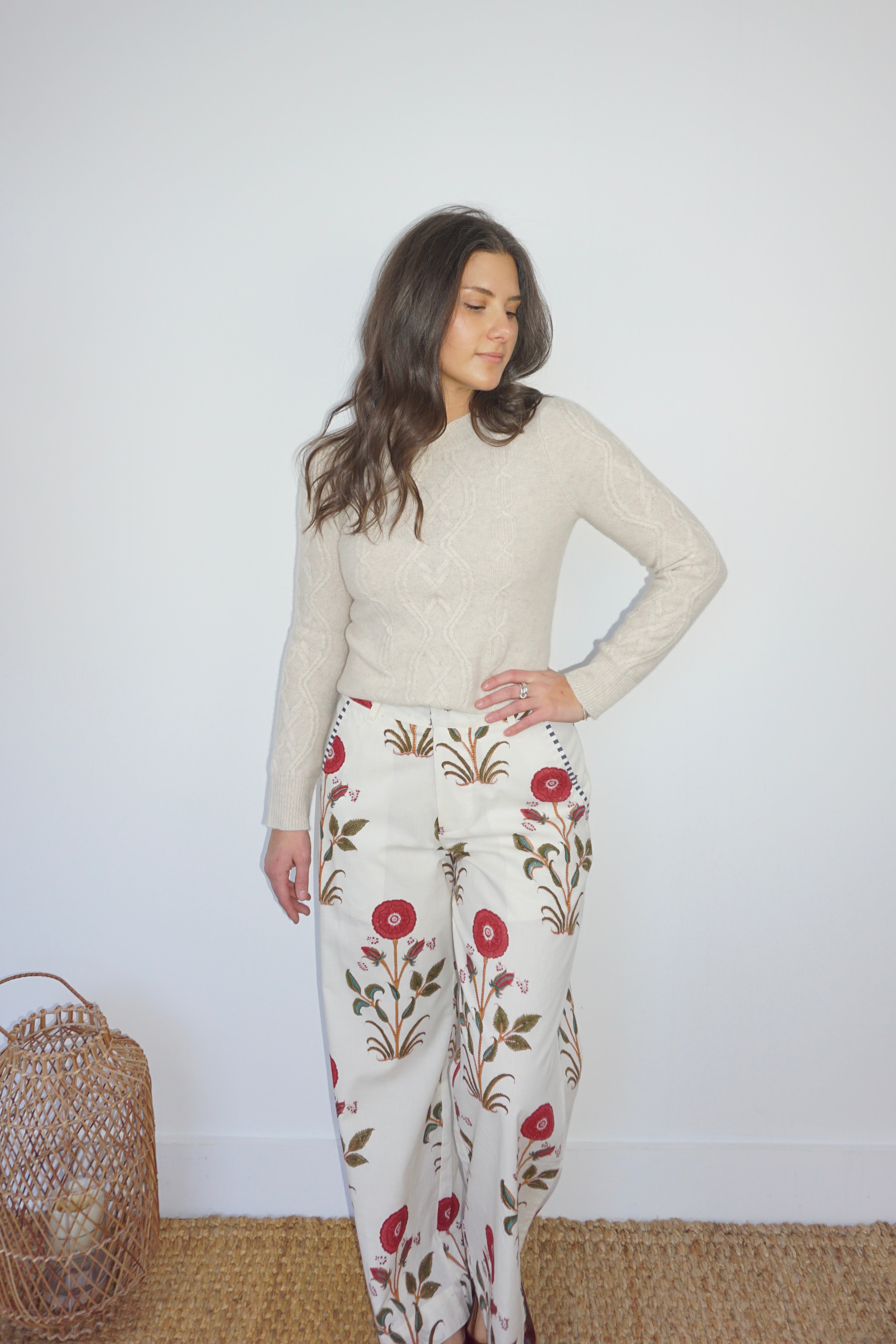 Edison Pant in RedCal