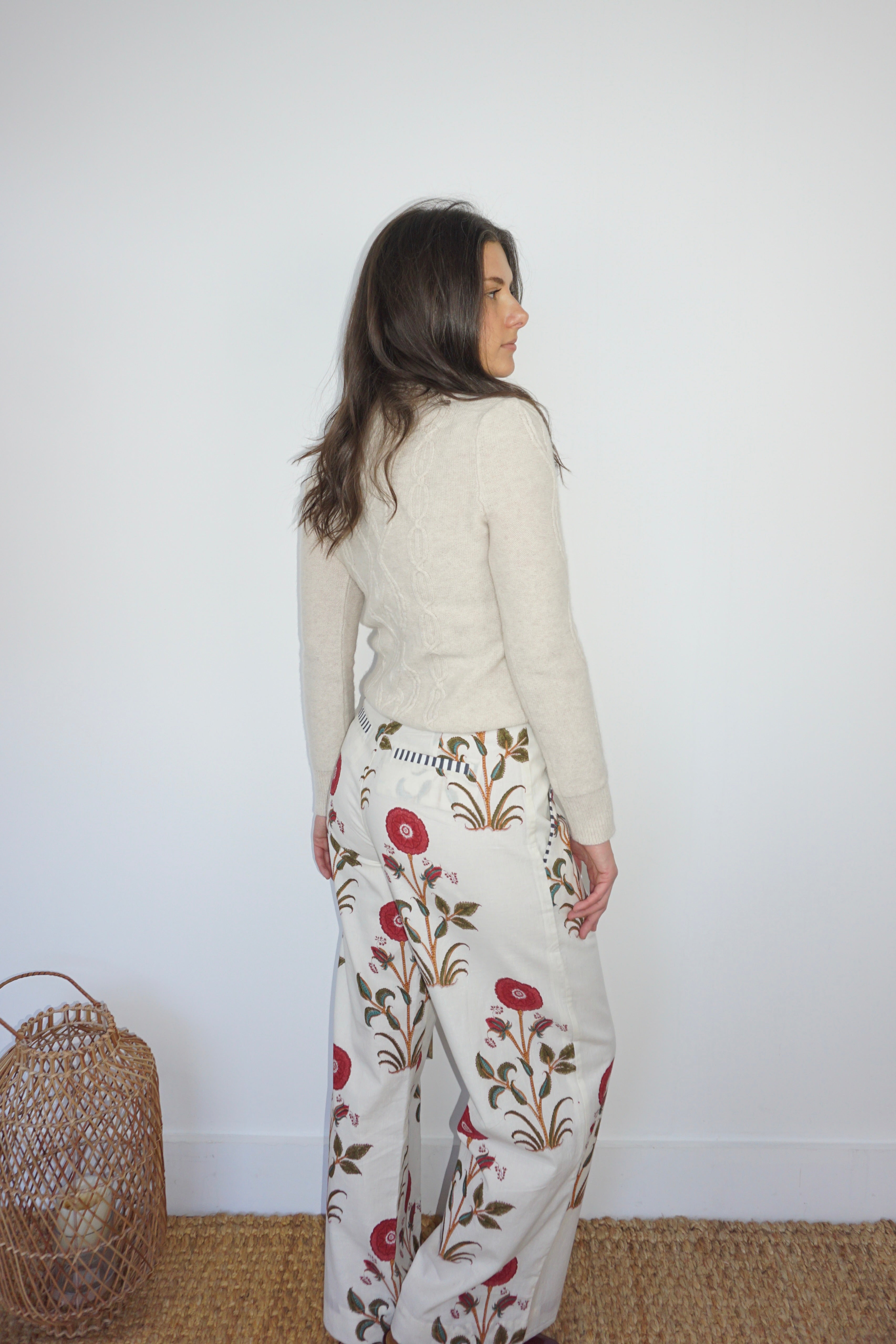Edison Pant in RedCal