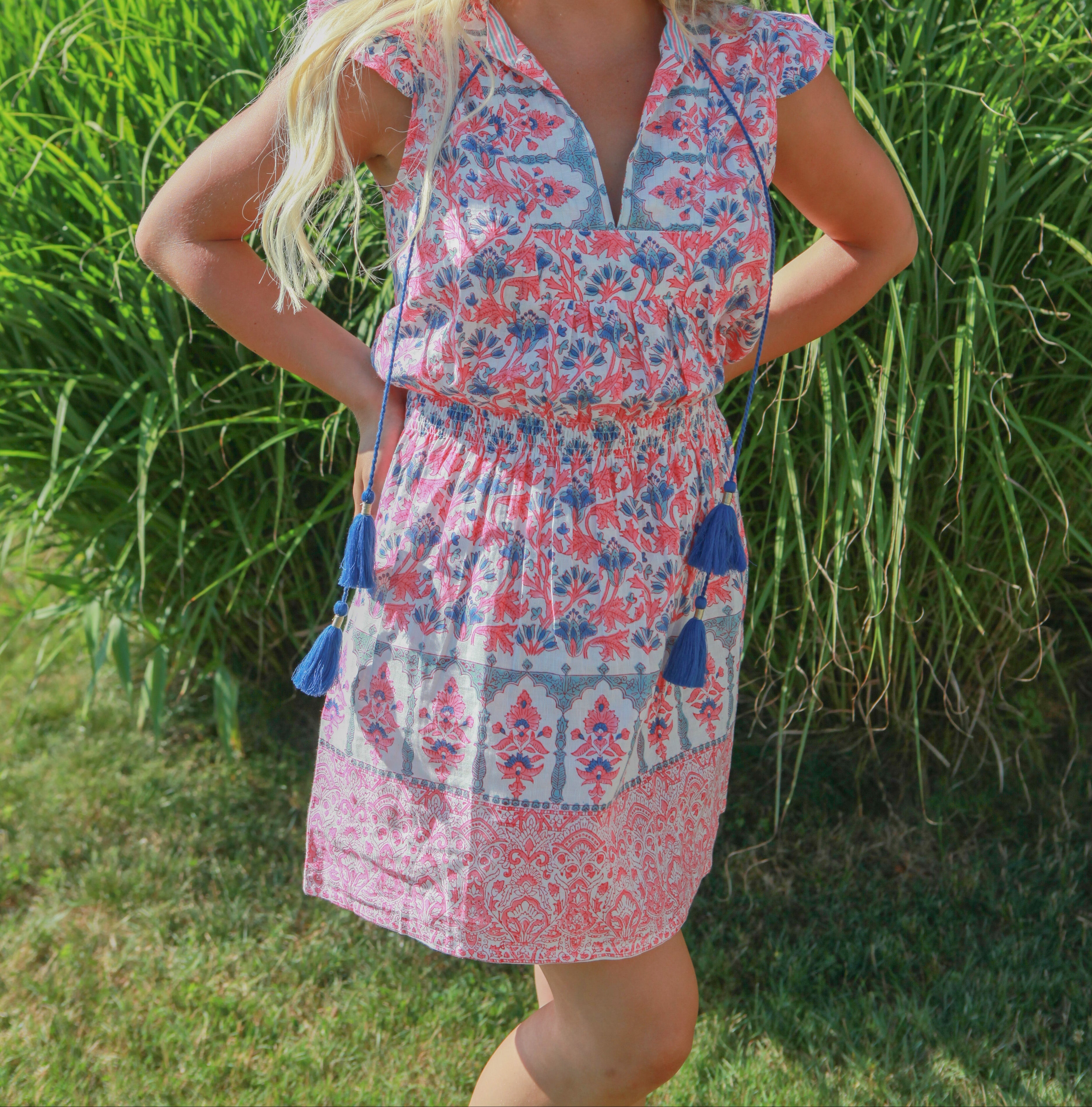 Effi Mini Dress in Pastel Palace