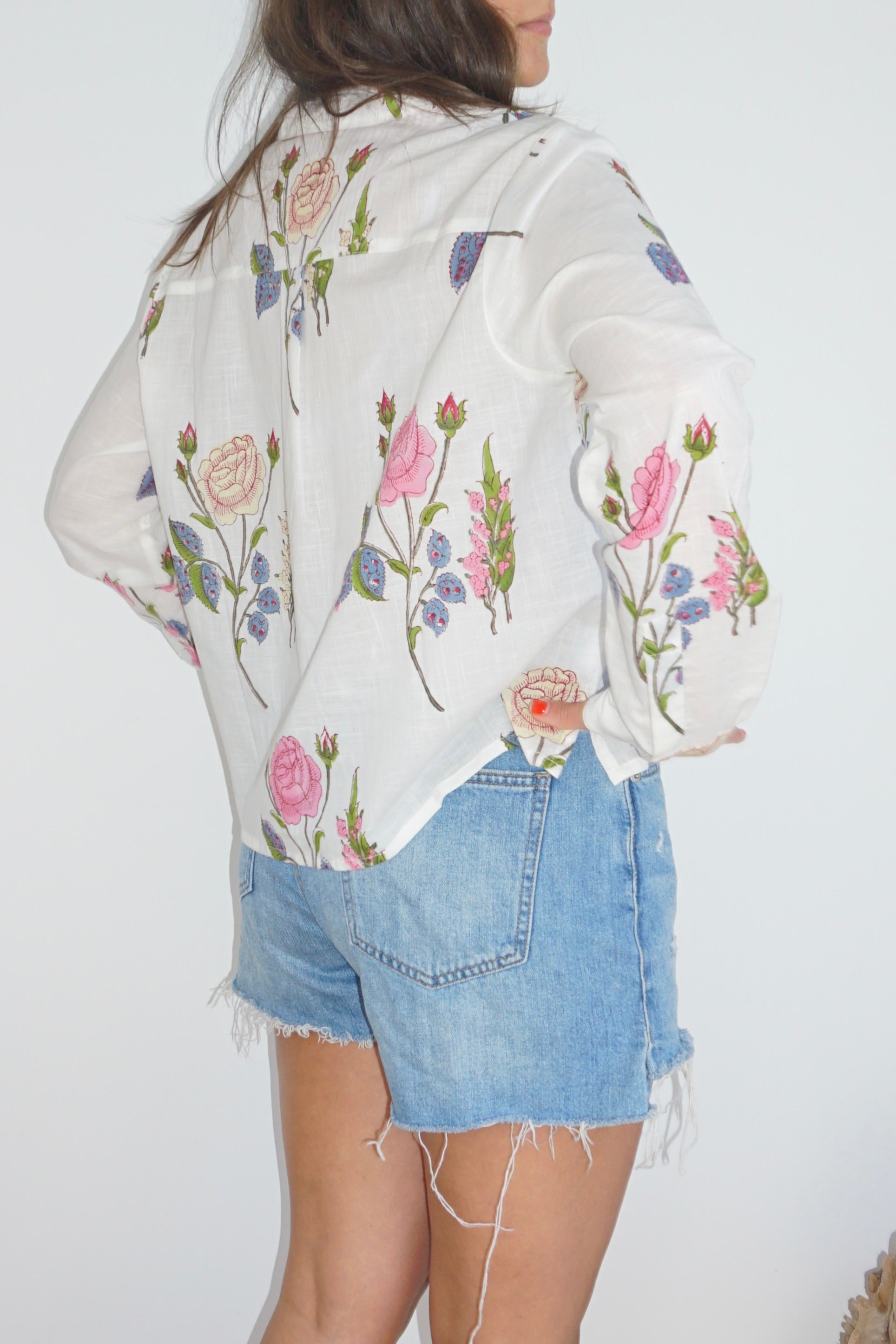 NIBI MTK Evelyn Blouse - Multi Rosette