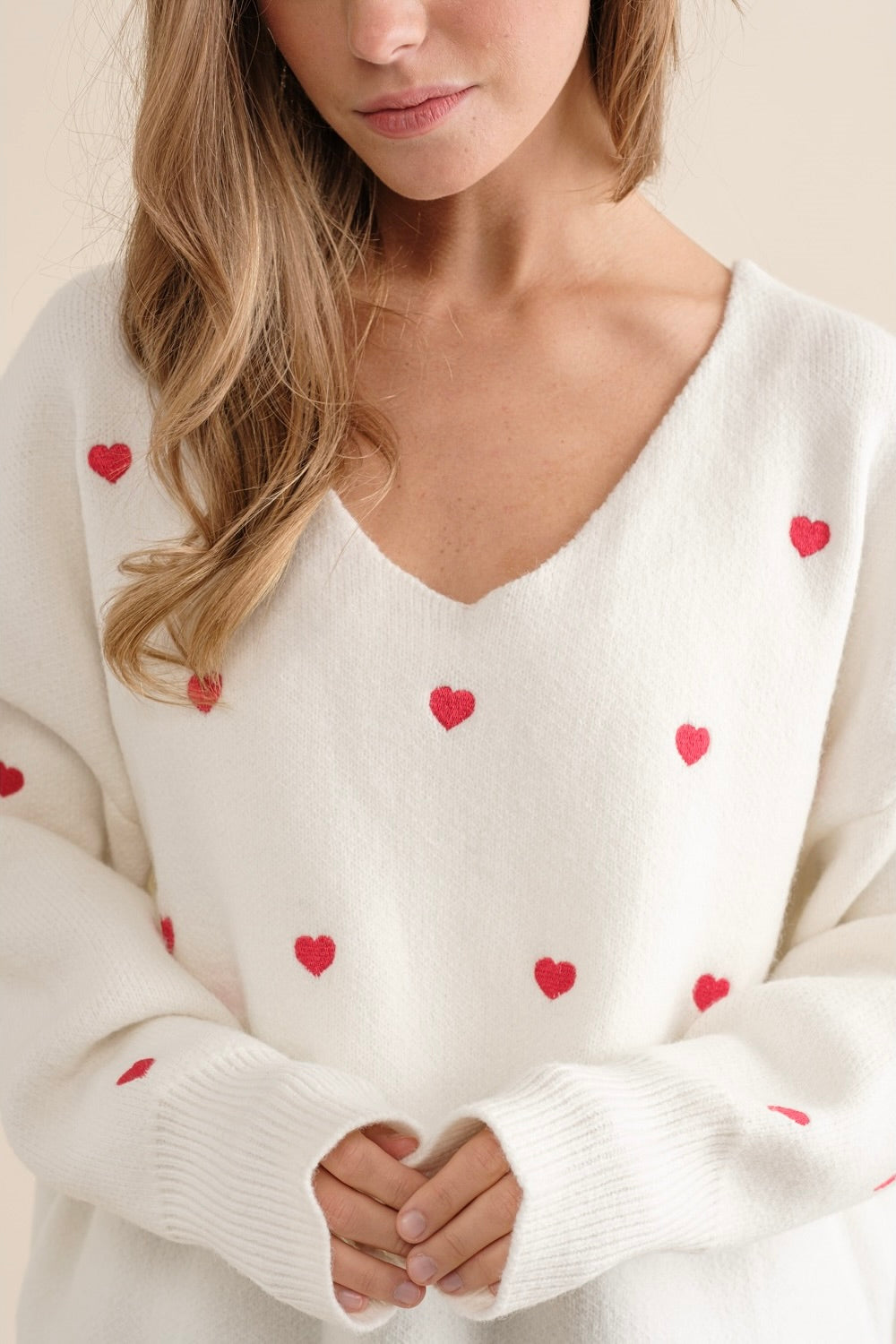 Sweet Generis Heart Pullover Sweater