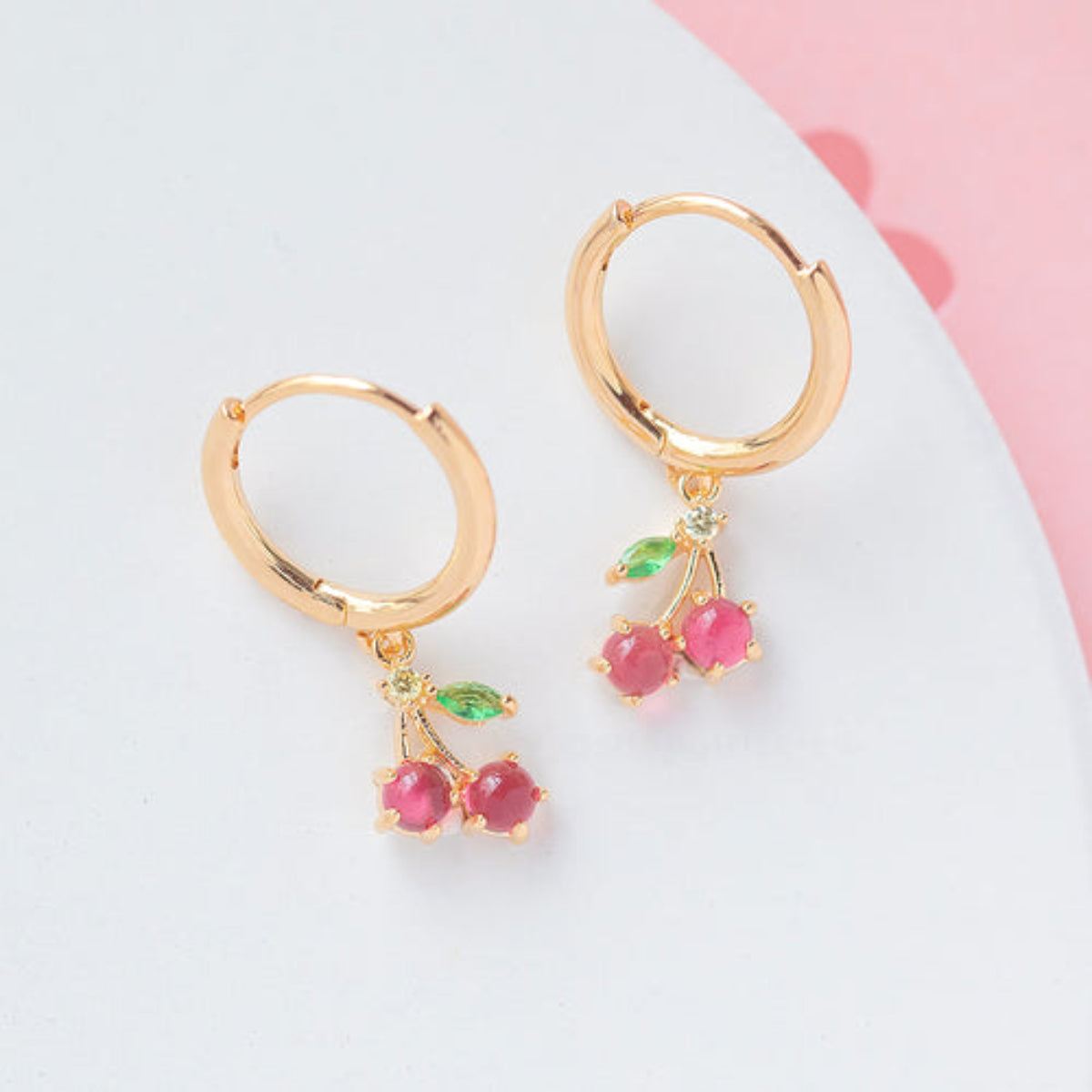 Cherry Sweet Hoops - Gold