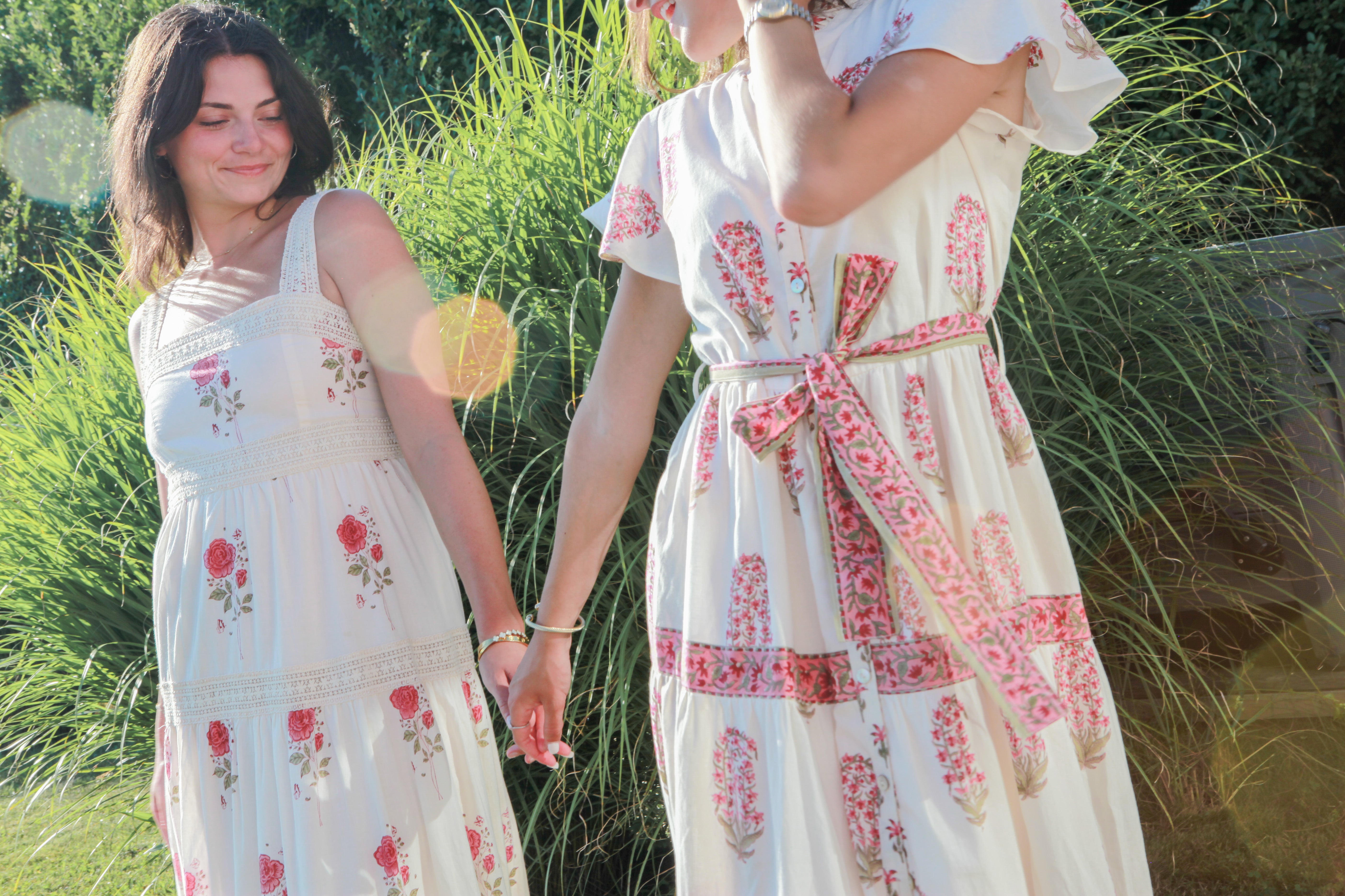 Valerie Tier Dress in Rosewater