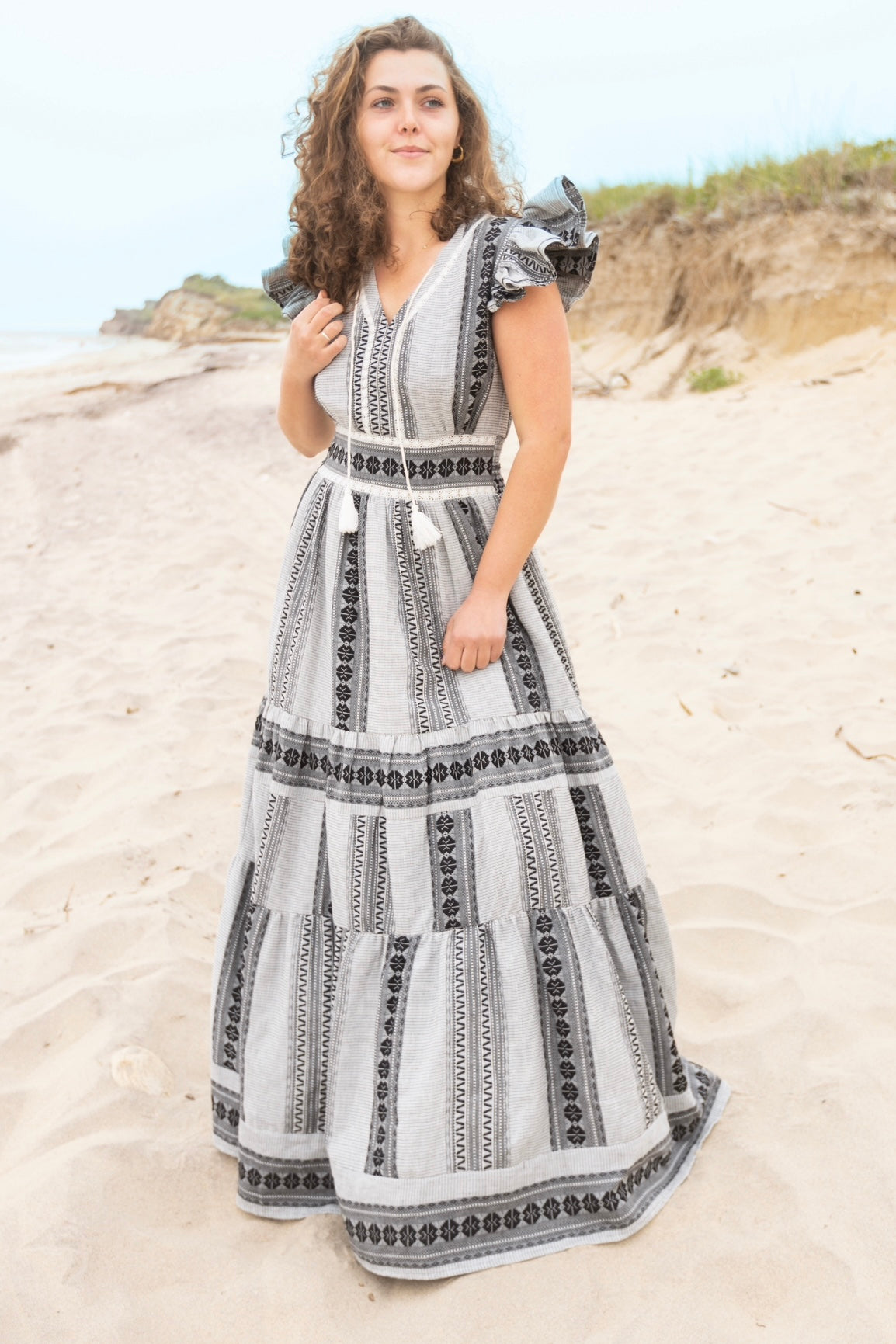 Embroidered Percy Dress