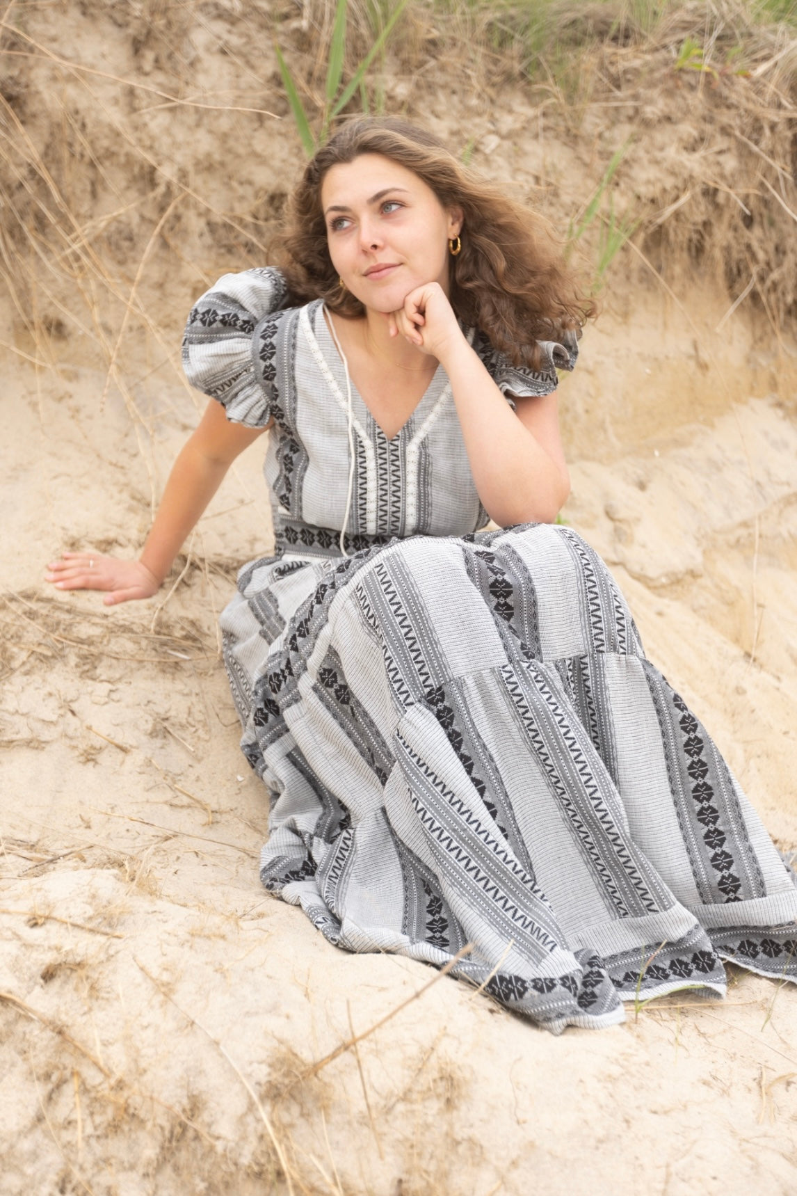 Embroidered Percy Dress