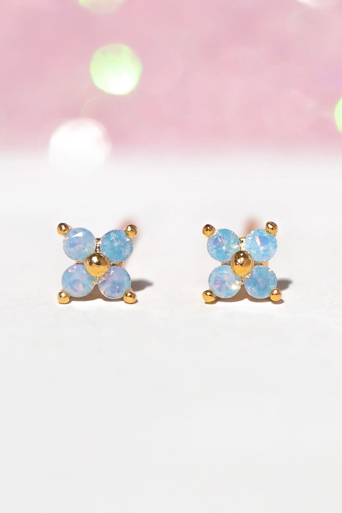 Girls Crew Teeny Tiny Blue Blossom Studs