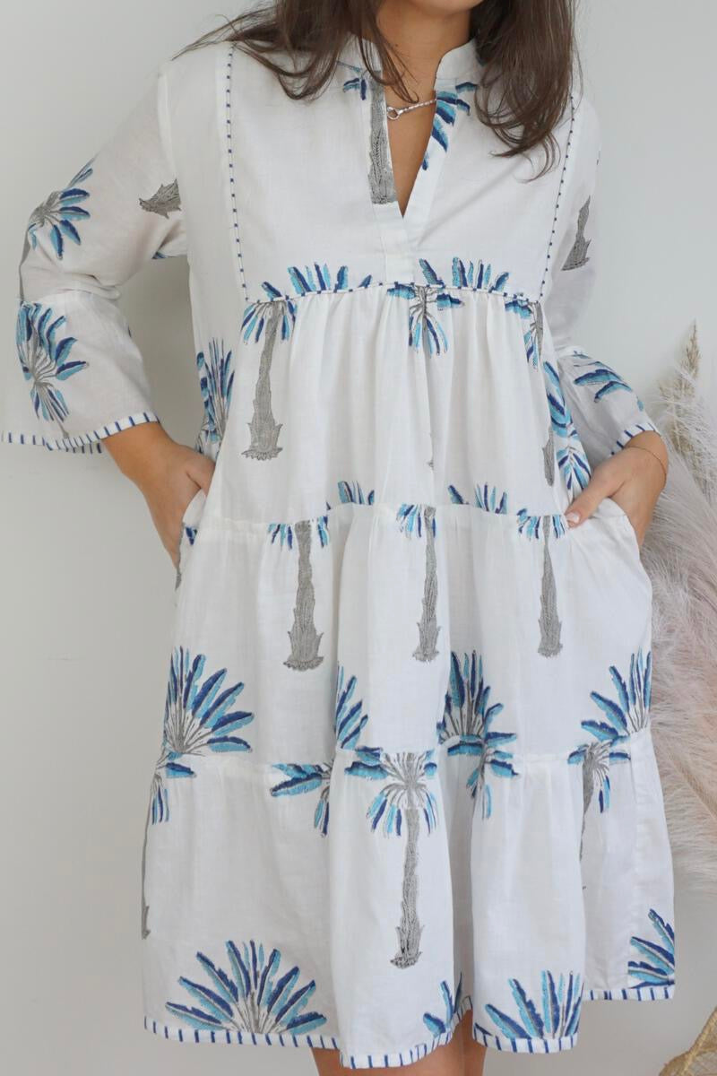 NIBI MTK Dylan Palm Dress