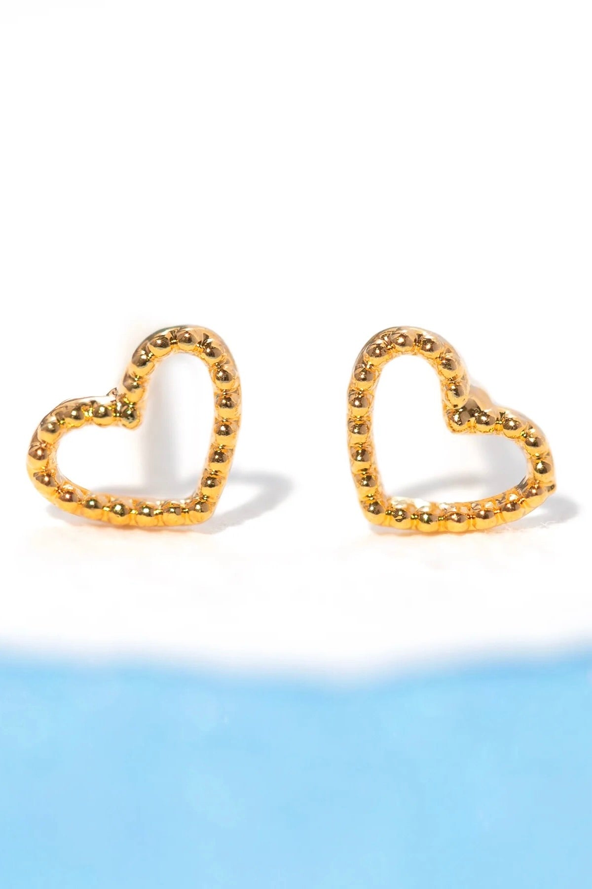 Girls Crew Hearts Wide Open Studs