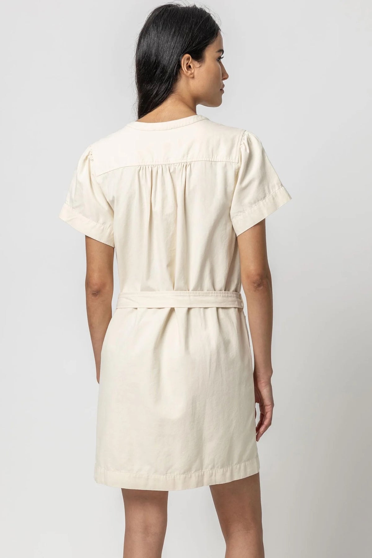 Lilla P Half-Placket Canvas Dress