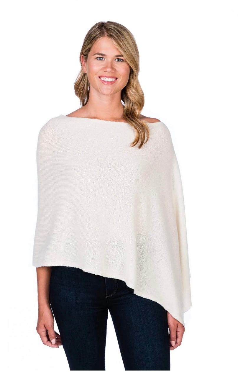 Alashan Cashmere Draped Dress Topper
